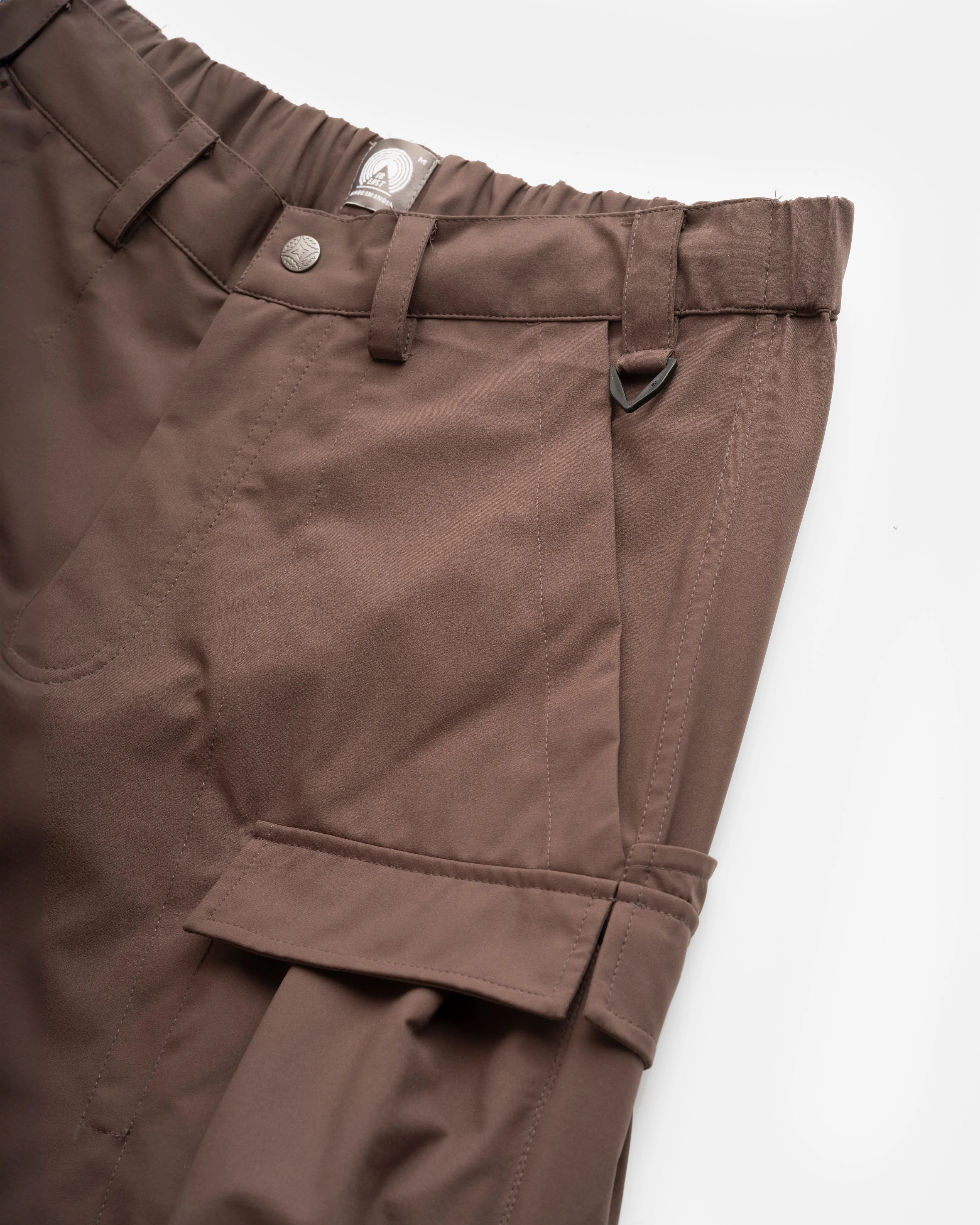 CASCADE OUTDOOR PROTECTION SYSTEM CONVERTIBLE CARGO PANT - BROWN / WASHED BLACK WATER-REPELLENT BONDED MEMBRANE sold by 18 East product image thumbnail 3