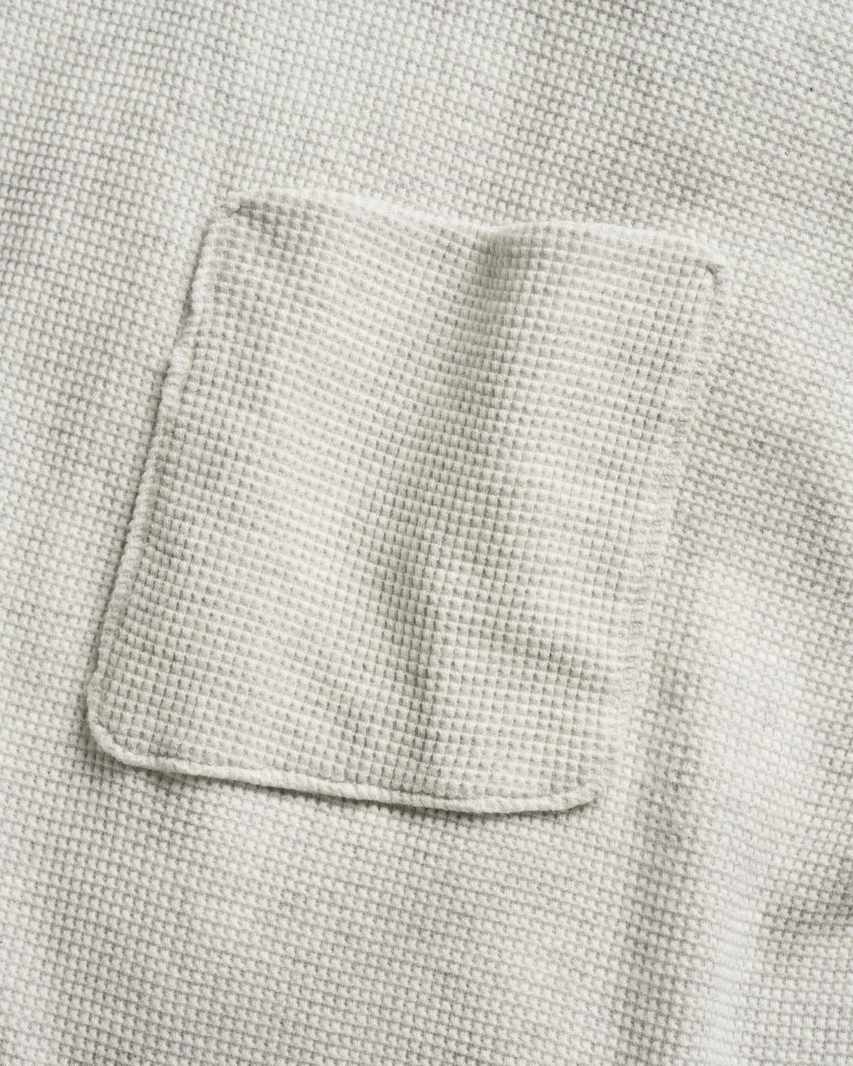 HIROCK LTE HALF SLEEVE CREWNECK - FOG HEATHER TECH COTTON LIGHTWEIGHT THERMAL sold by 18 East product image thumbnail 2