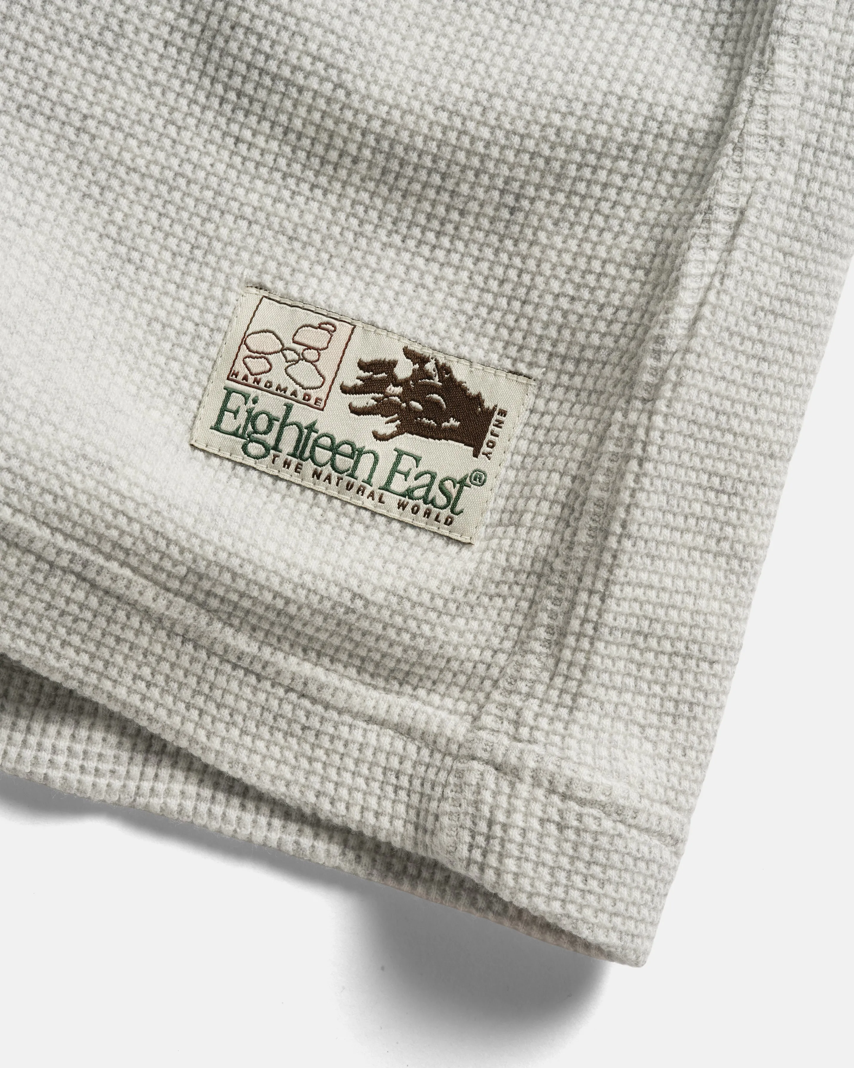 HIROCK LTE HALF SLEEVE CREWNECK - FOG HEATHER TECH COTTON LIGHTWEIGHT THERMAL sold by 18 East product image thumbnail 4