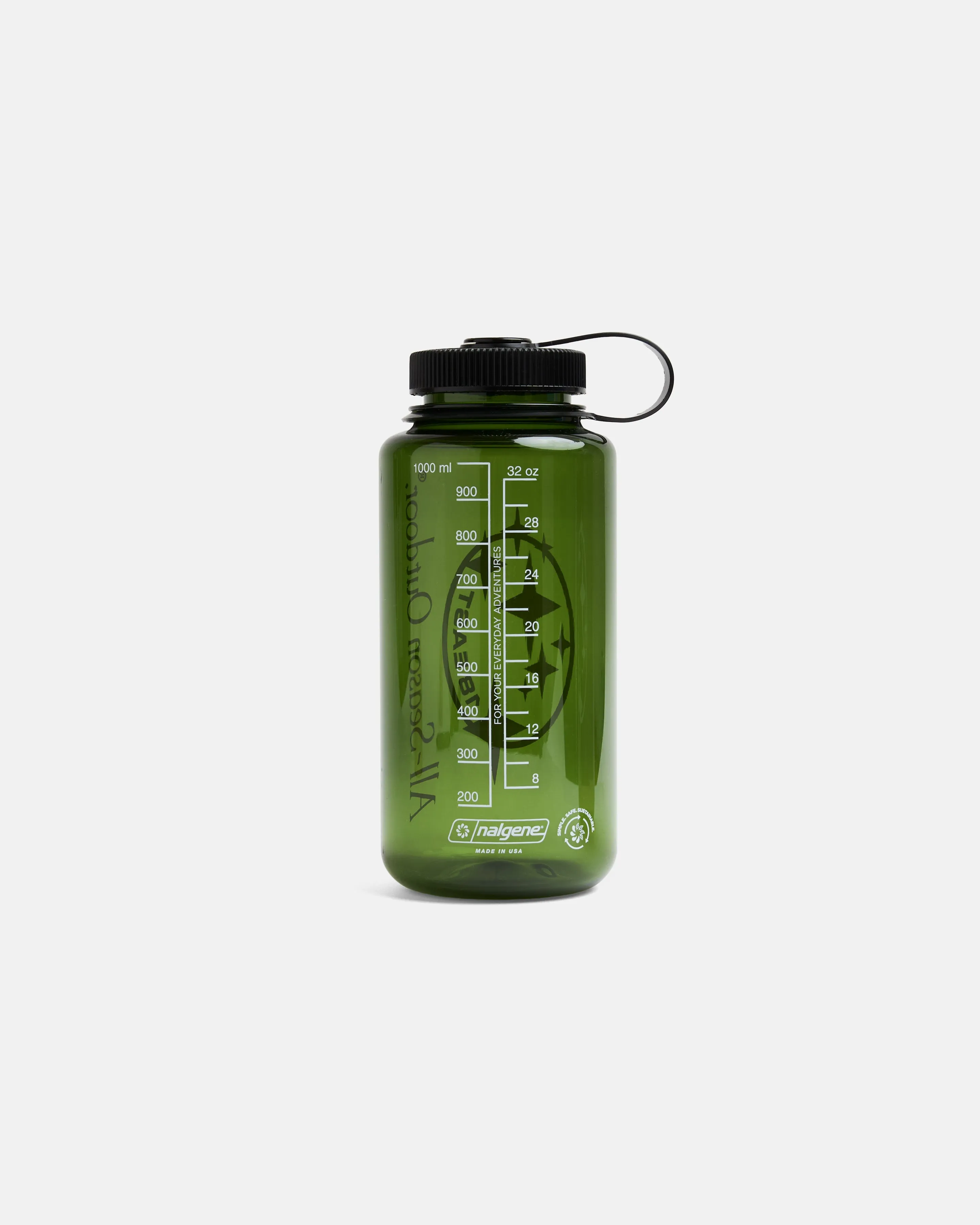 "ALL-SEASON OUTDOOR" WIDEMOUTH NALGENE BOTTLE - OUTBACK GREEN / BLACK sold by 18 East product image thumbnail 2