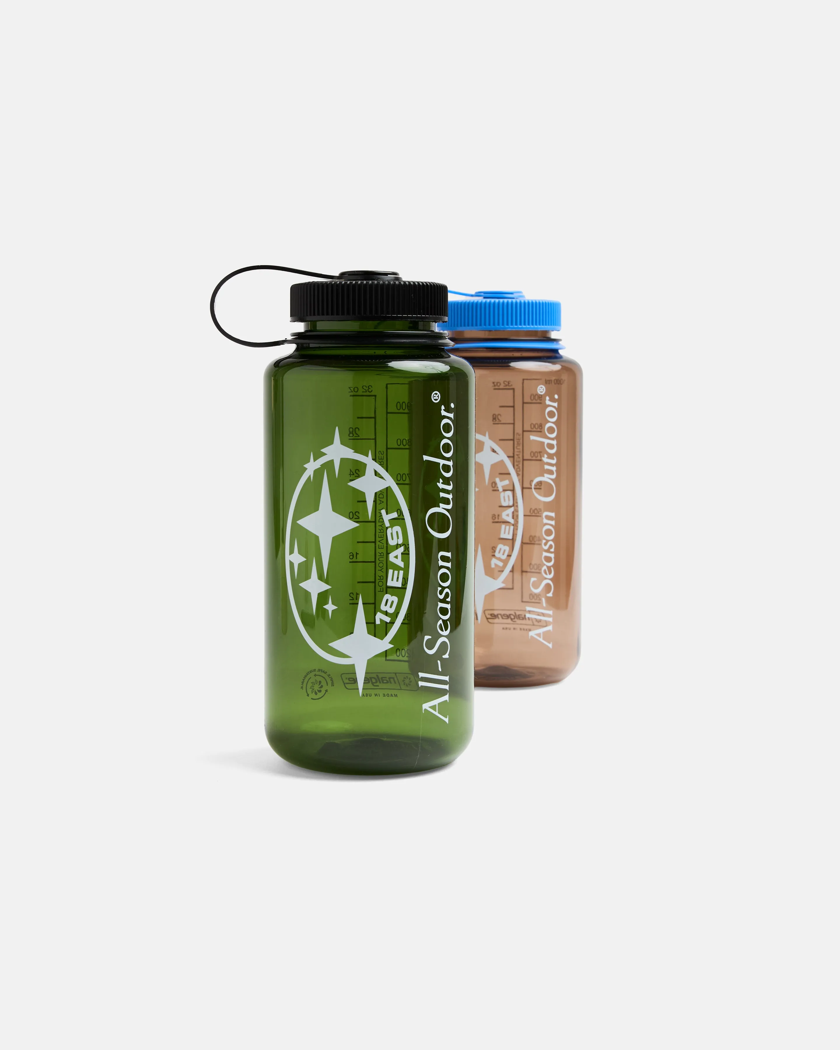 "ALL-SEASON OUTDOOR" WIDEMOUTH NALGENE BOTTLE - OUTBACK GREEN / BLACK sold by 18 East product image thumbnail 4