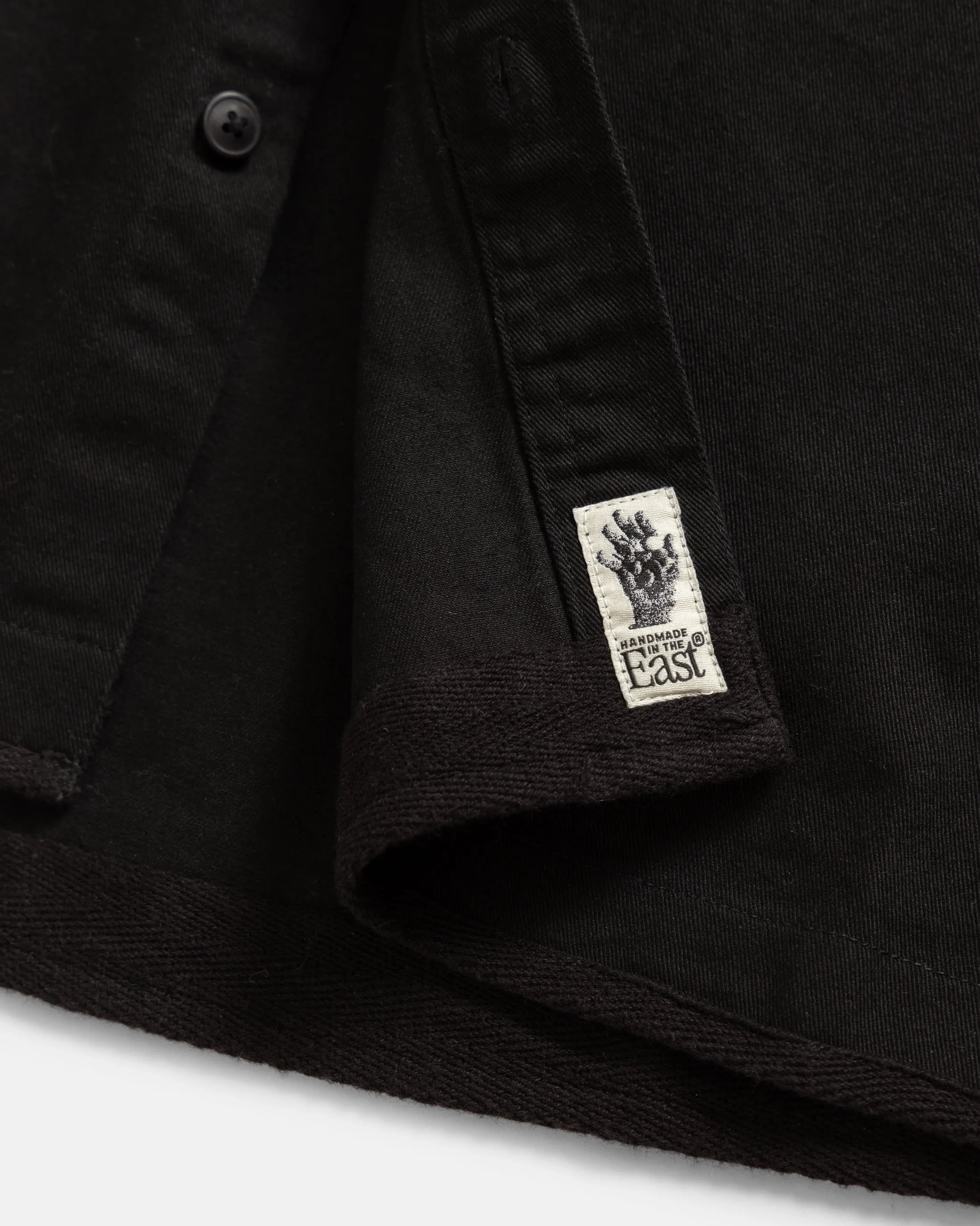 SHELTER SERVICE SHIRT - BLACK HOMEGROWN TWILL sold by 18 East product image thumbnail 4