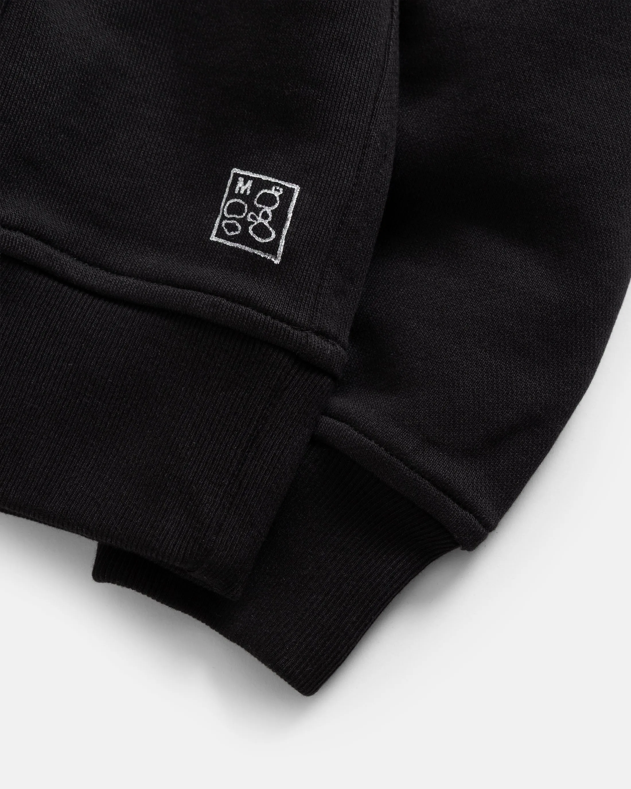 NOVIS HOODED SWEATSHIRT - BLACK 19oz. ALL COTTON LOOPBACK TERRY FLEECE sold by 18 East product image thumbnail 4