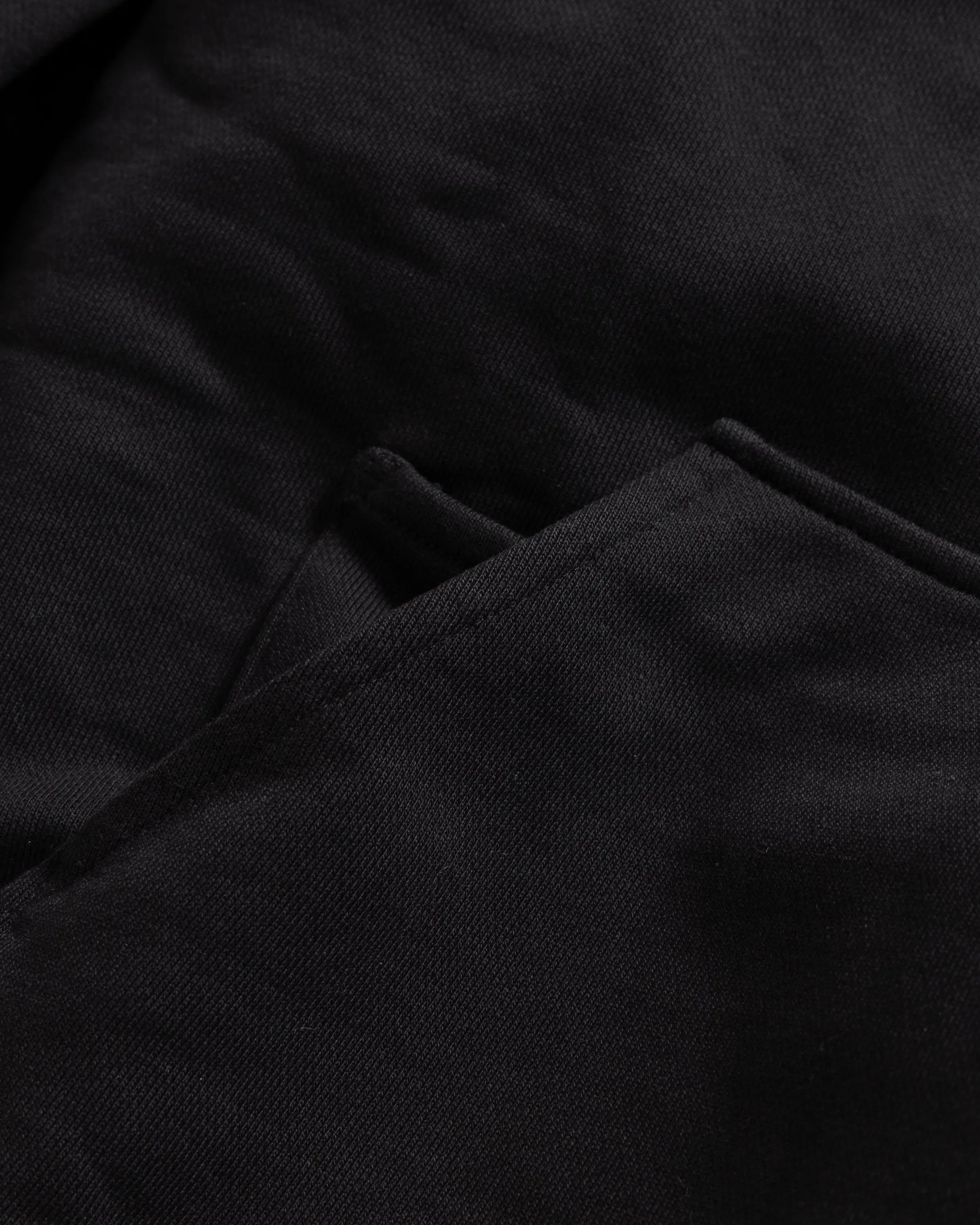 NOVIS HOODED SWEATSHIRT - BLACK 19oz. ALL COTTON LOOPBACK TERRY FLEECE sold by 18 East product image thumbnail 3