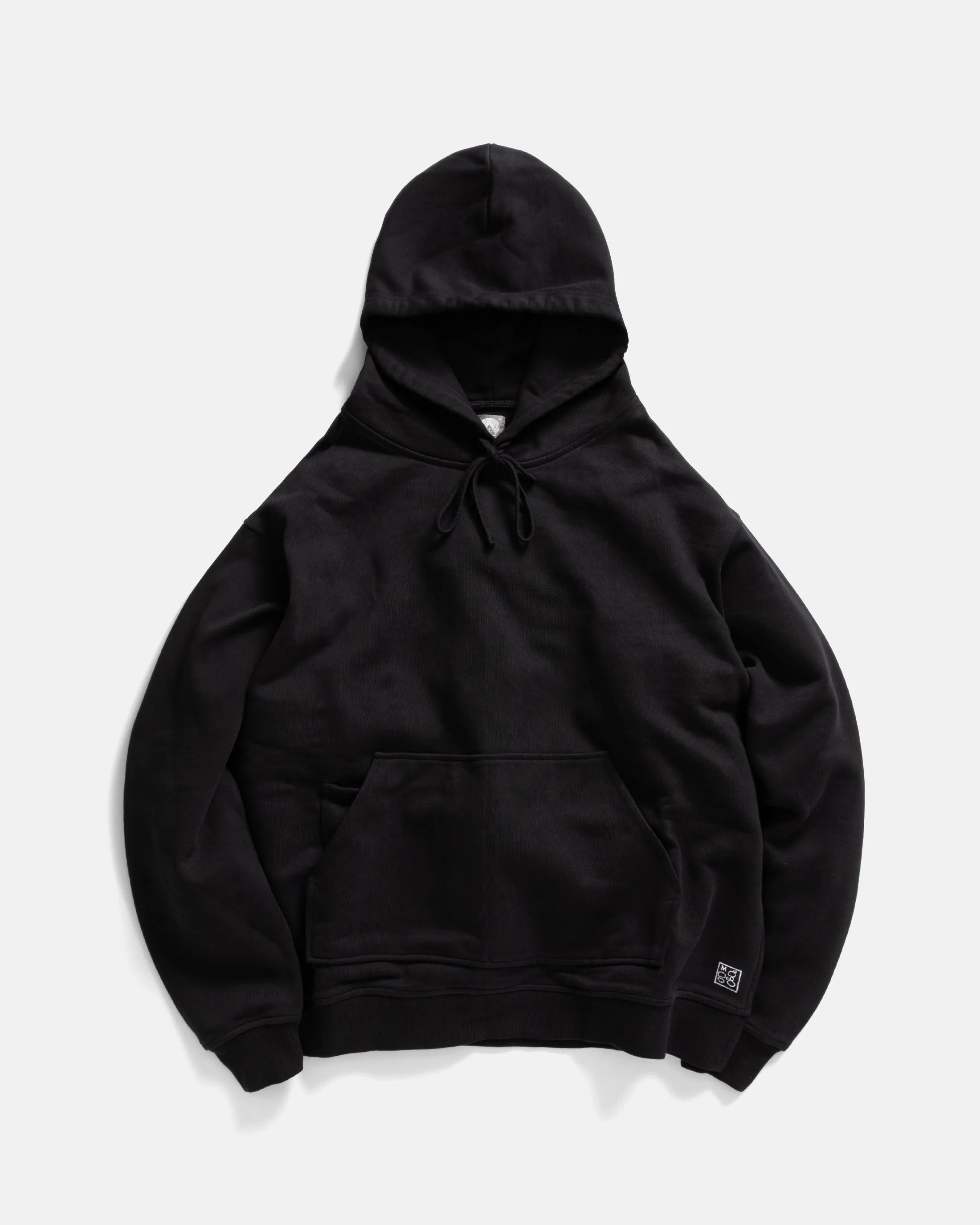 NOVIS HOODED SWEATSHIRT - BLACK 19oz. ALL COTTON LOOPBACK TERRY FLEECE sold by 18 East