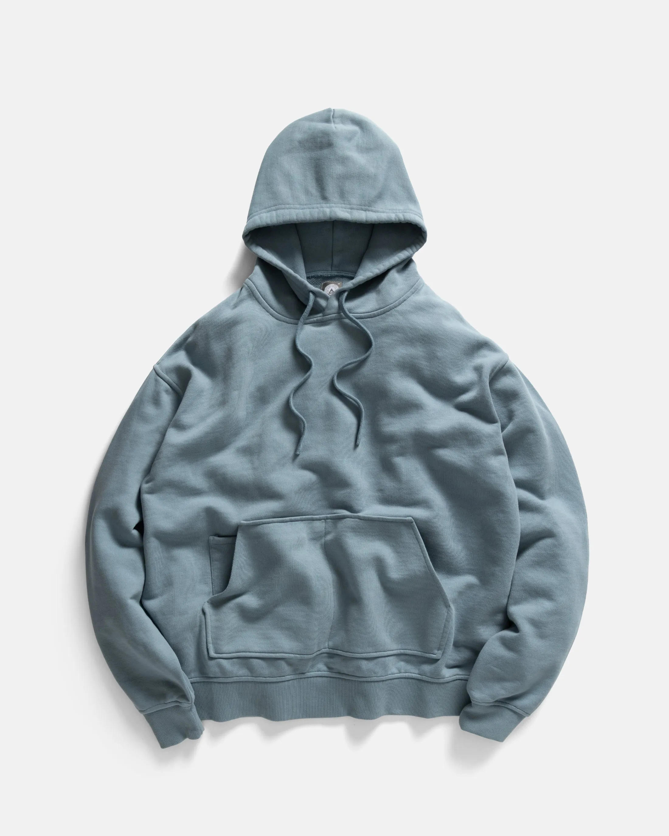 NOVIS HOODED SWEATSHIRT - CITADEL BLUE 19oz. ALL COTTON LOOPBACK TERRY FLEECE sold by 18 East