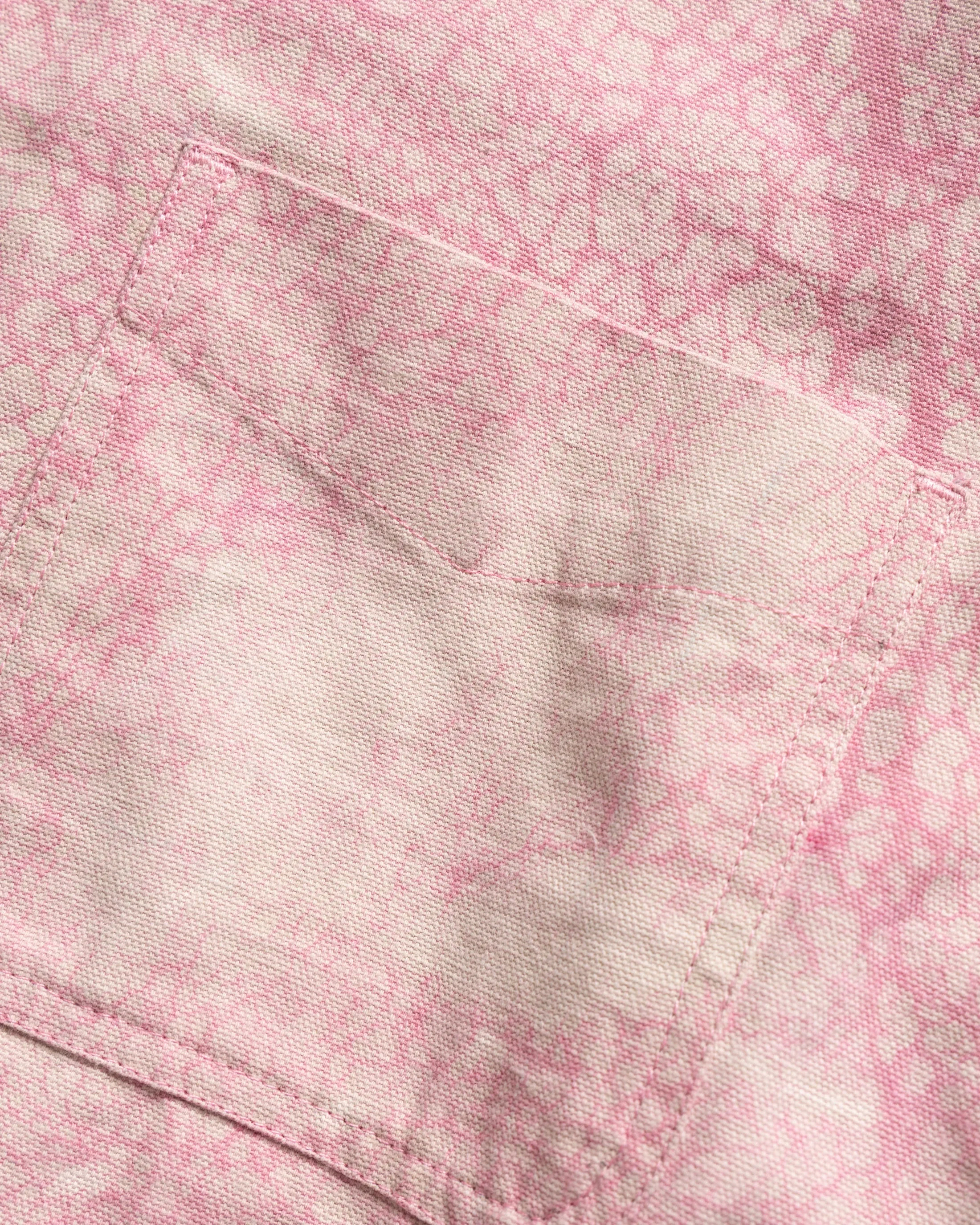 WOLF BUTTON-DOWN SHIRT - PINK DABU DYED HEAVY OXFORD CLOTH sold by 18 East product image thumbnail 3