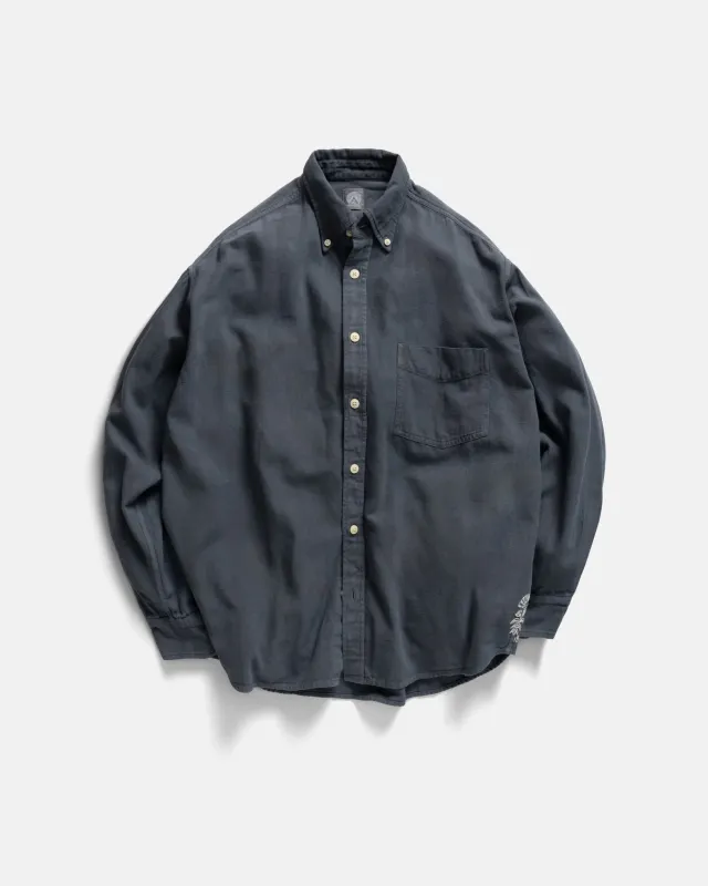 JESPER VINTAGE BUTTON DOWN SHIRT - TURBULENCE PIGMENT DYED OXFORD CLOTH made by 18 East