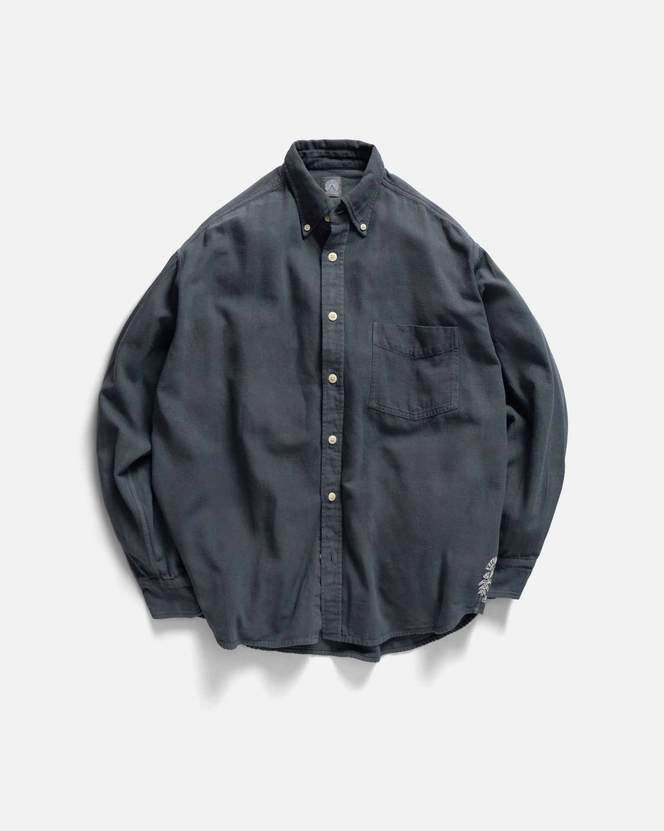 JESPER VINTAGE BUTTON DOWN SHIRT - TURBULENCE PIGMENT DYED OXFORD CLOTH sold by 18 East