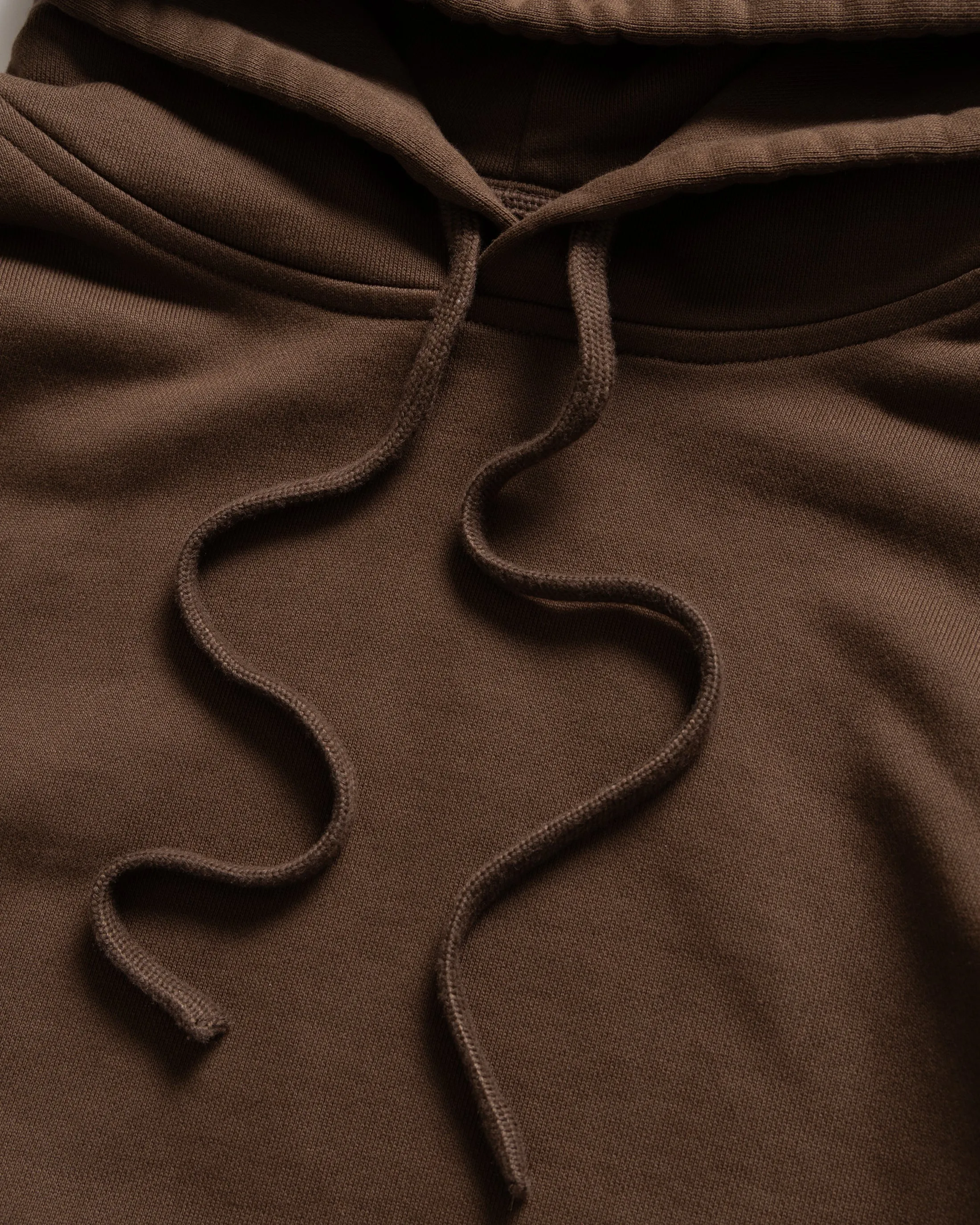 NOVIS HOODED SWEATSHIRT - FONDENTE BROWN 19oz. ALL COTTON LOOPBACK TERRY FLEECE sold by 18 East product image thumbnail 3