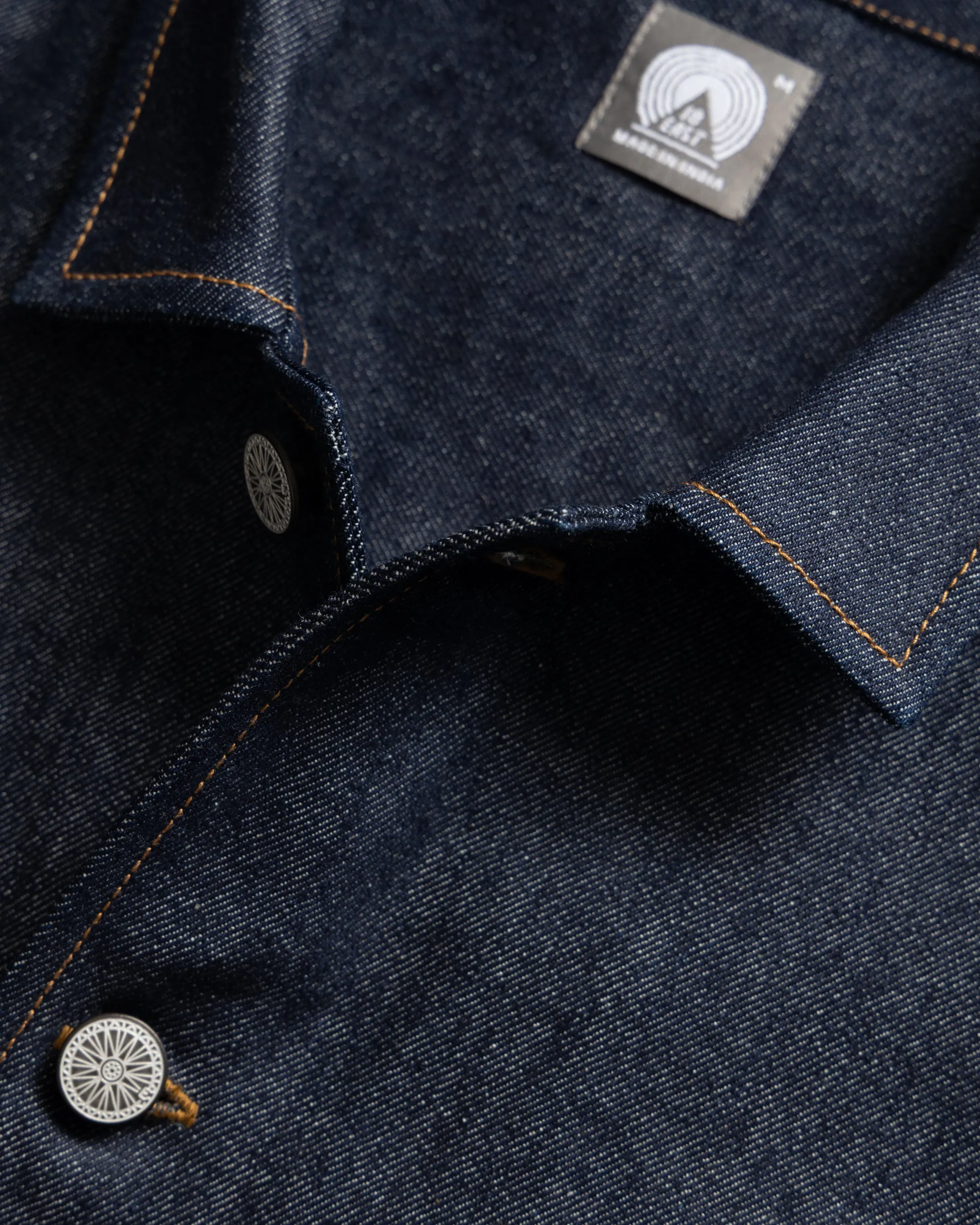 SAM SHIRT JACKET - 13 oz. RAW DENIM sold by 18 East product image thumbnail 3