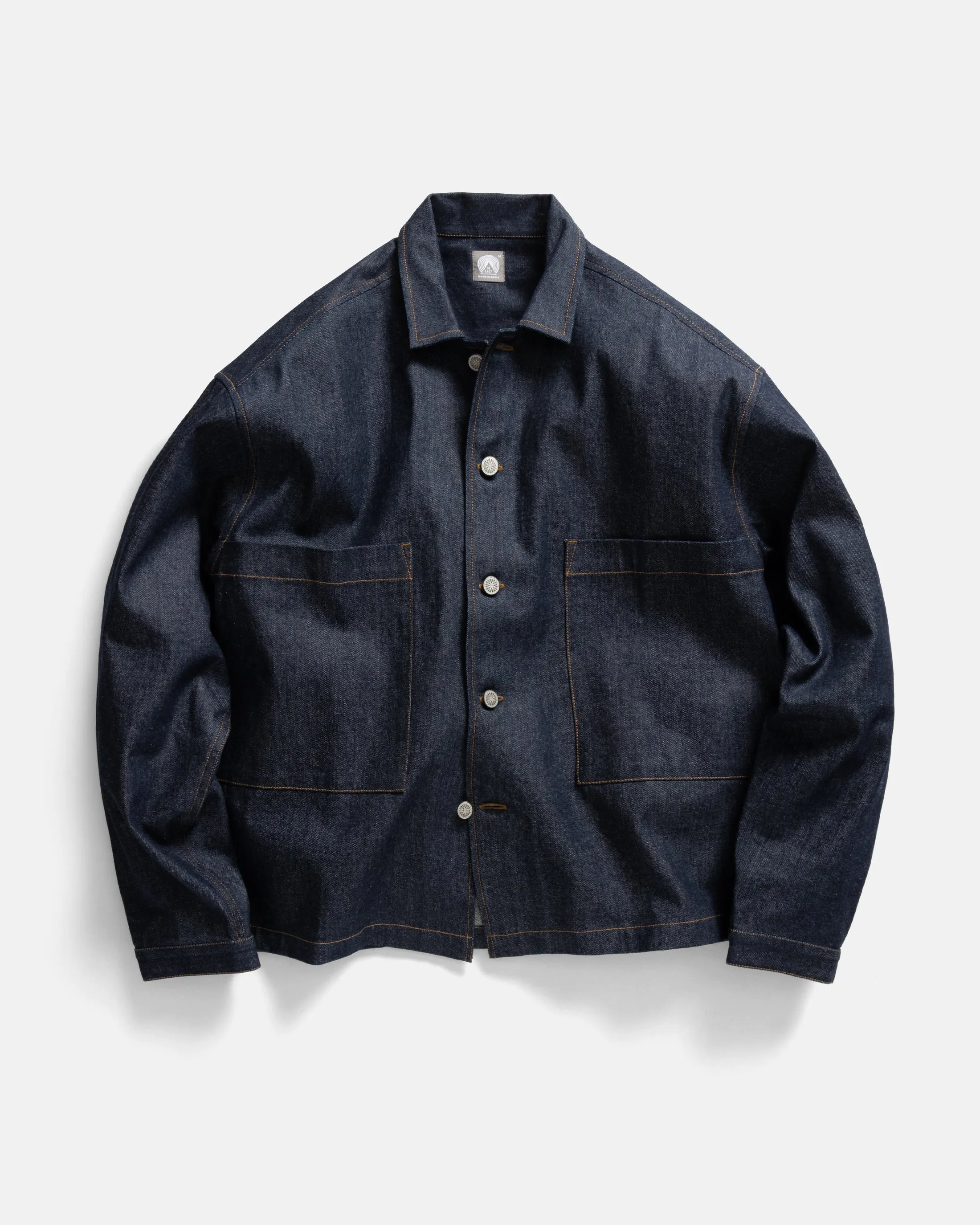 SAM SHIRT JACKET - 13 oz. RAW DENIM sold by 18 East