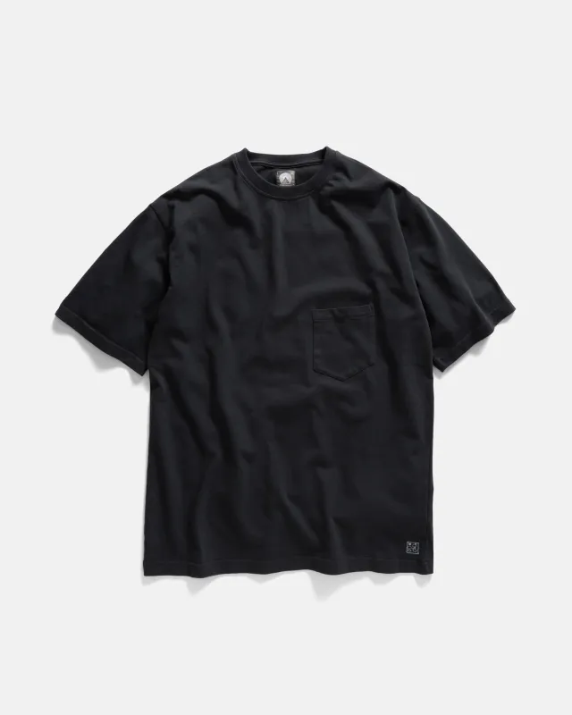 IAN VINTAGE POCKET TEE - MEZZANOTTE BLU 7.75 oz. ALL SEASON COTTON JERSEY sold by 18 East