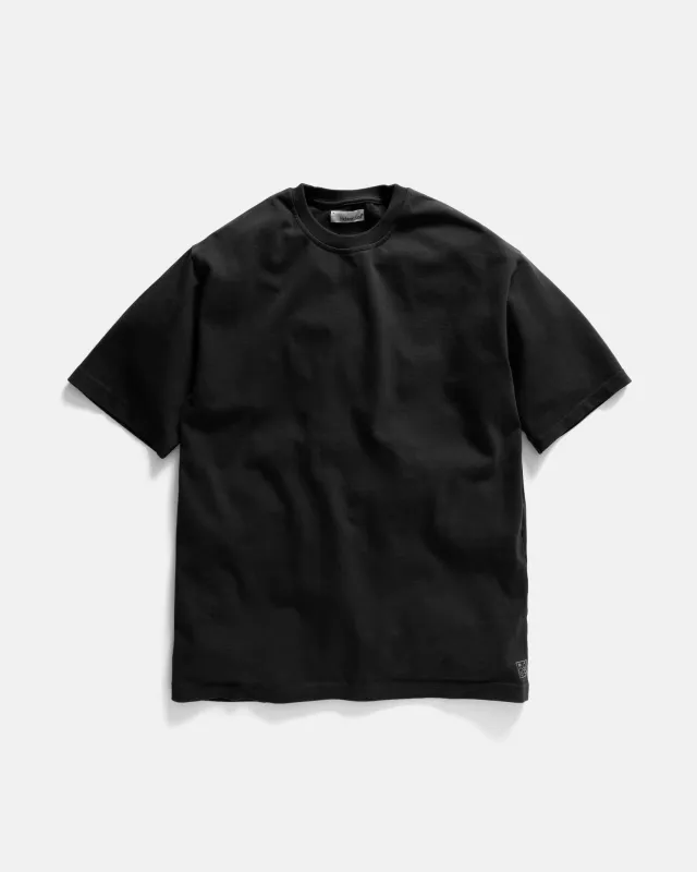 MOORE HEAVYWEIGHT TEE - BLACK 12.25 oz. COTTON JERSEY sold by 18 East