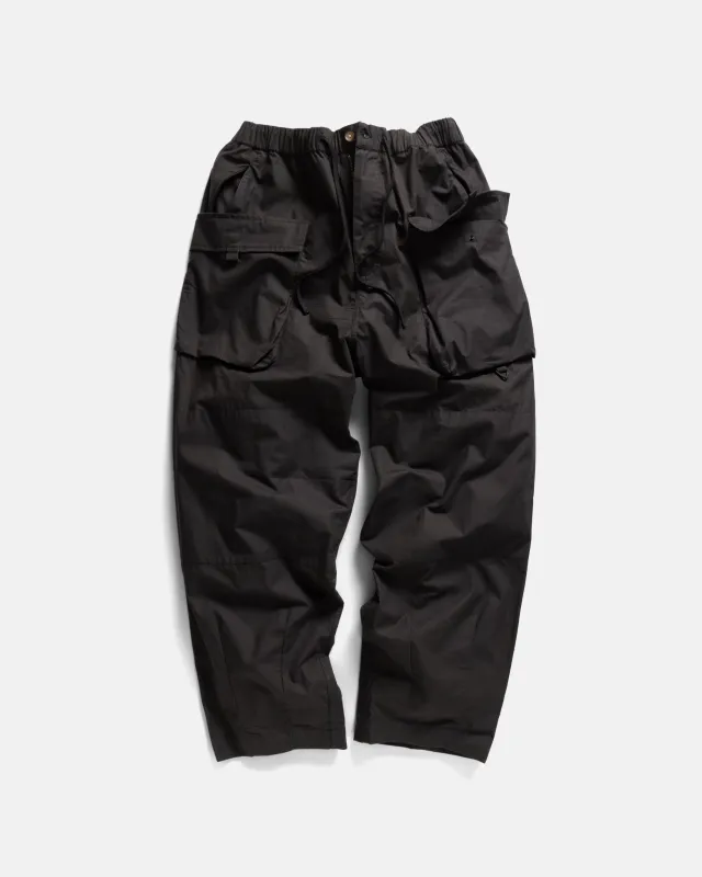 VETTI 2.0 BALLOON PANT - BLACK COTTON MICRORIPSTOP sold by 18 East