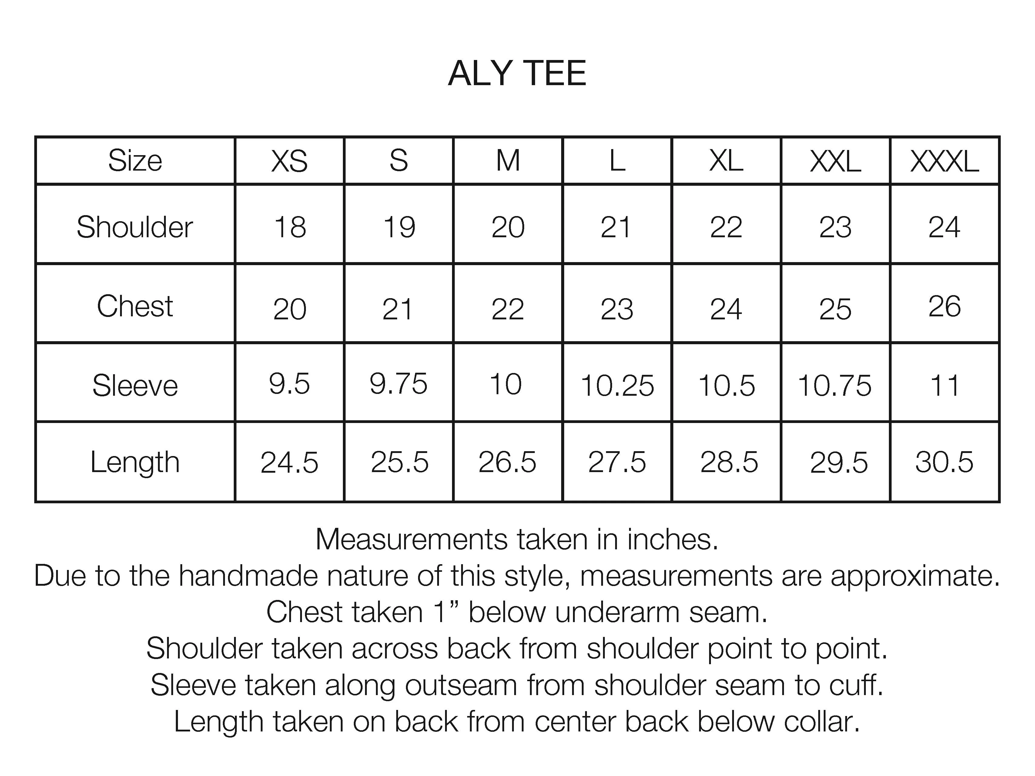 HIBISCUS EMBROIDERED ALY TEE - BLACK 7.75 oz. ALL SEASON COTTON JERSEY sold by 18 East product image thumbnail 5