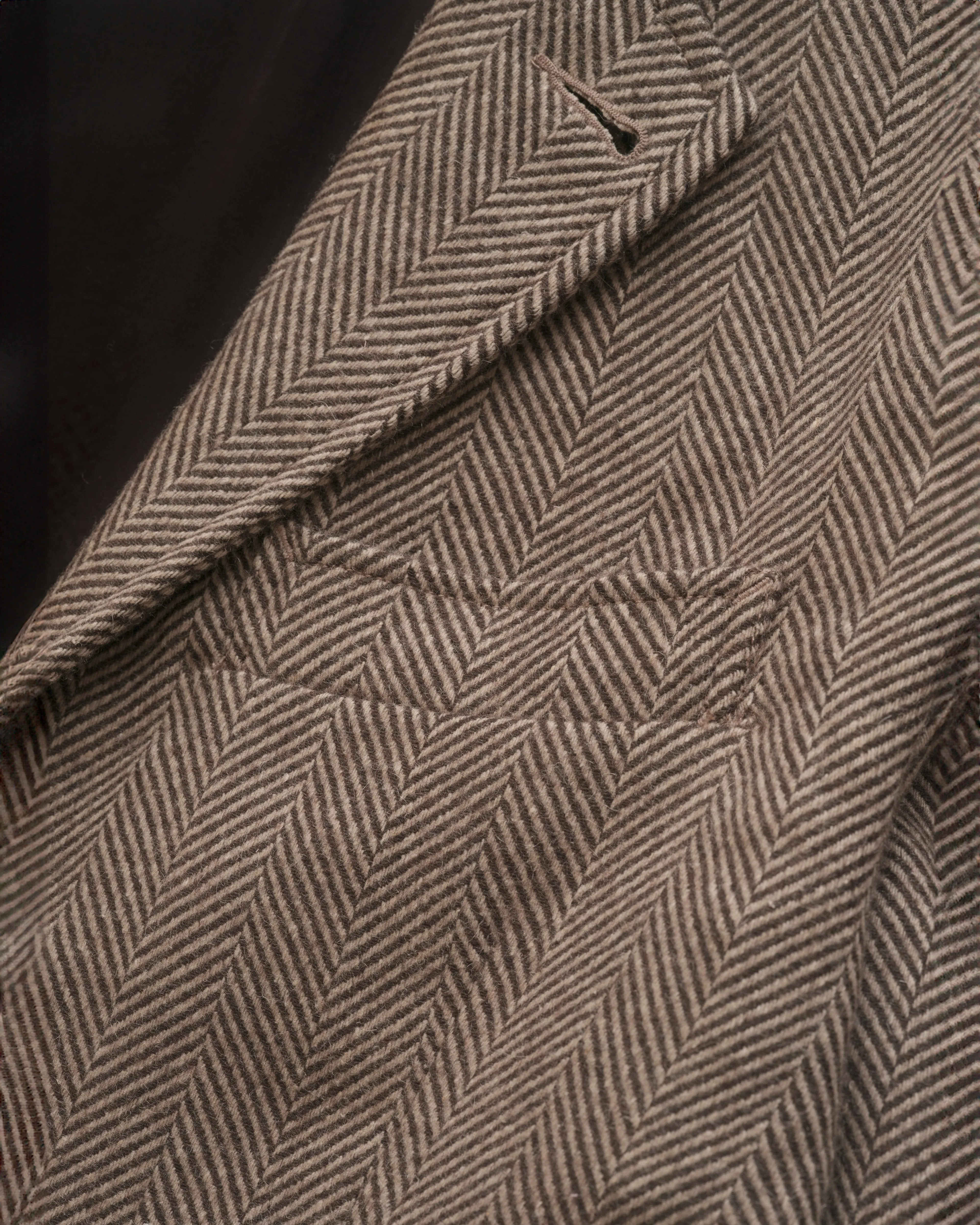COSTA BLAZER - TONAL BROWN HERRINGBONE WOOL sold by 18 East product image thumbnail 2