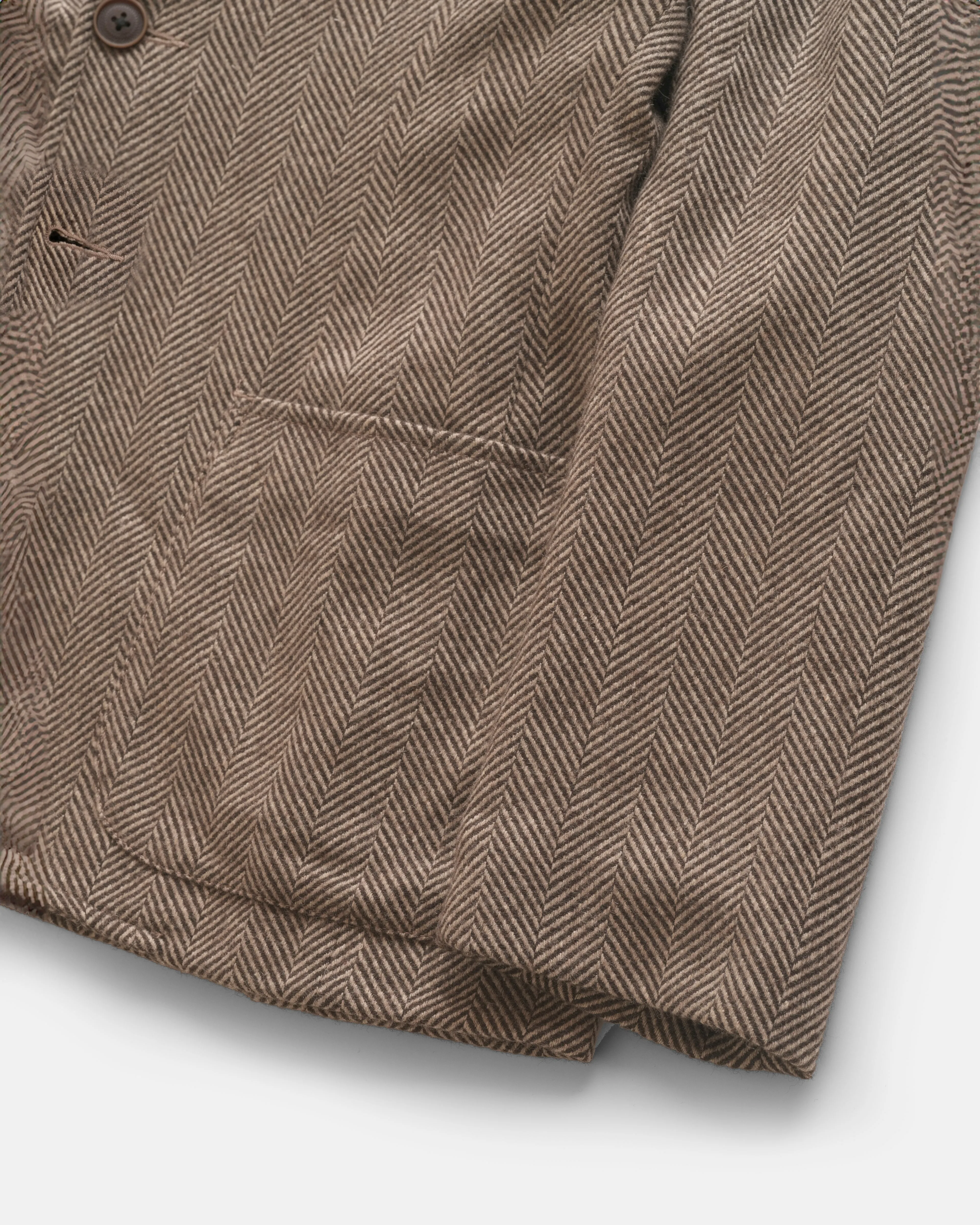 COSTA BLAZER - TONAL BROWN HERRINGBONE WOOL sold by 18 East product image thumbnail 3
