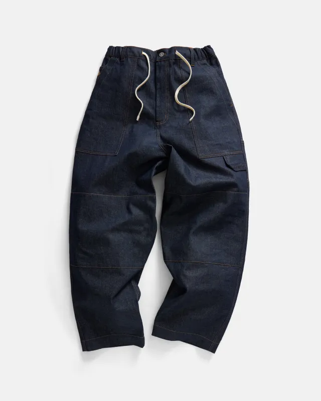 LOTUS CARPENTER JEANS - 13 oz. RAW INDIAN DENIM made by 18 East
