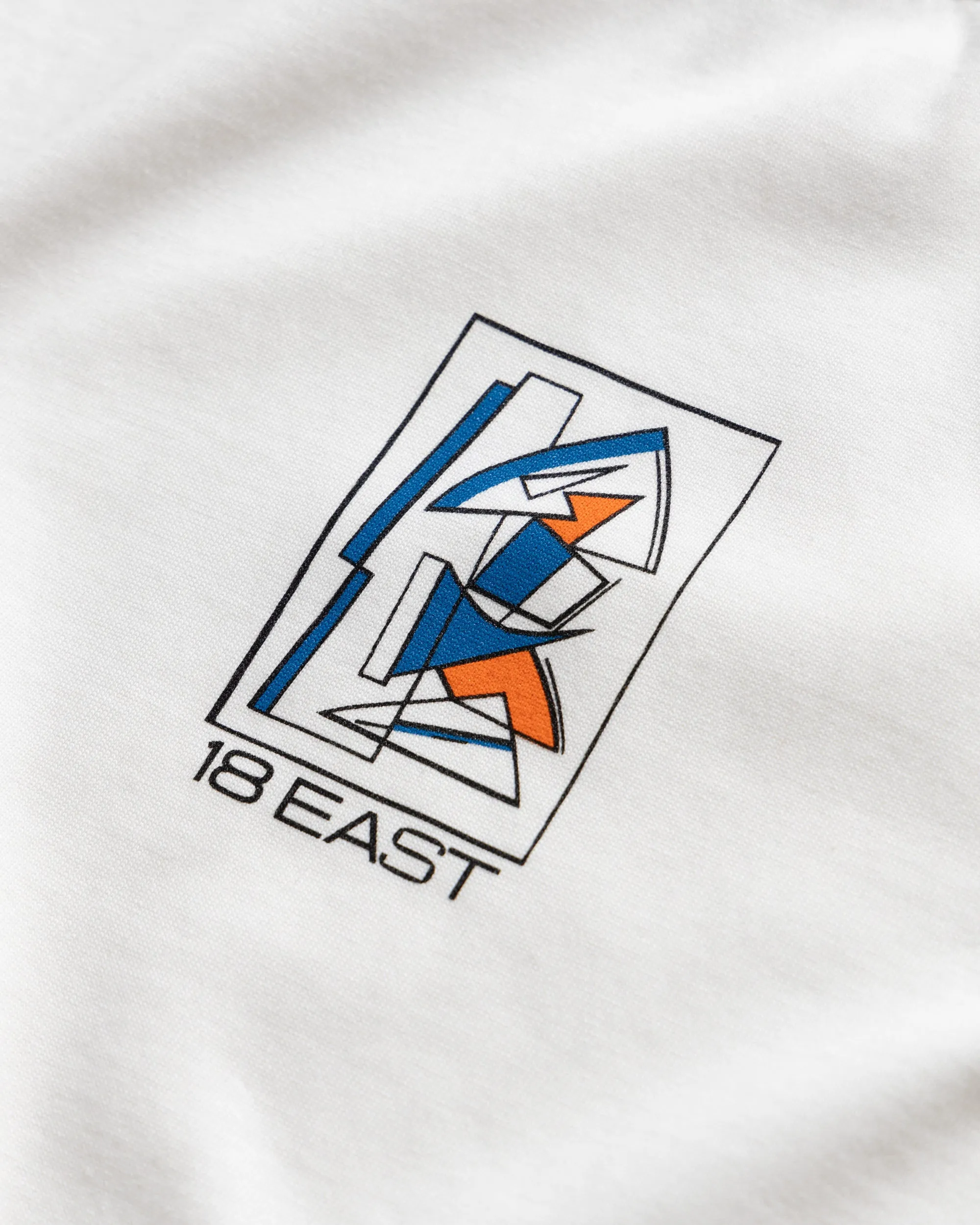 LINOCUT ALY TEE - WHITE 7.75 oz. ALL SEASON COTTON JERSEY sold by 18 East product image thumbnail 2