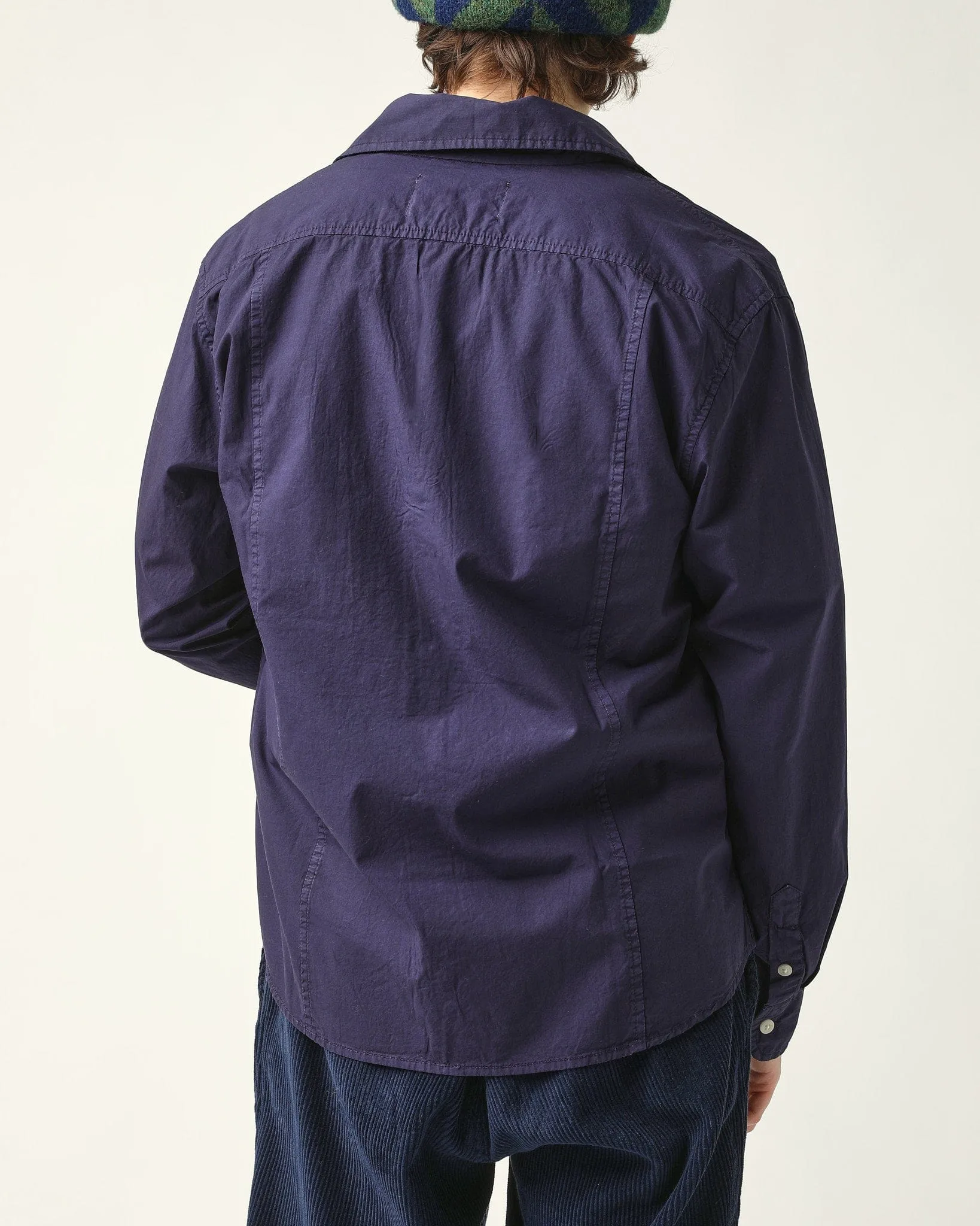 Washed Poplin LS - Midnight sold by Corridor product image thumbnail 3