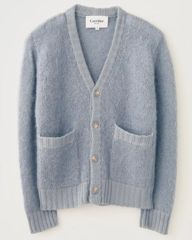 Mohair Cardigan - Blue sold by Corridor