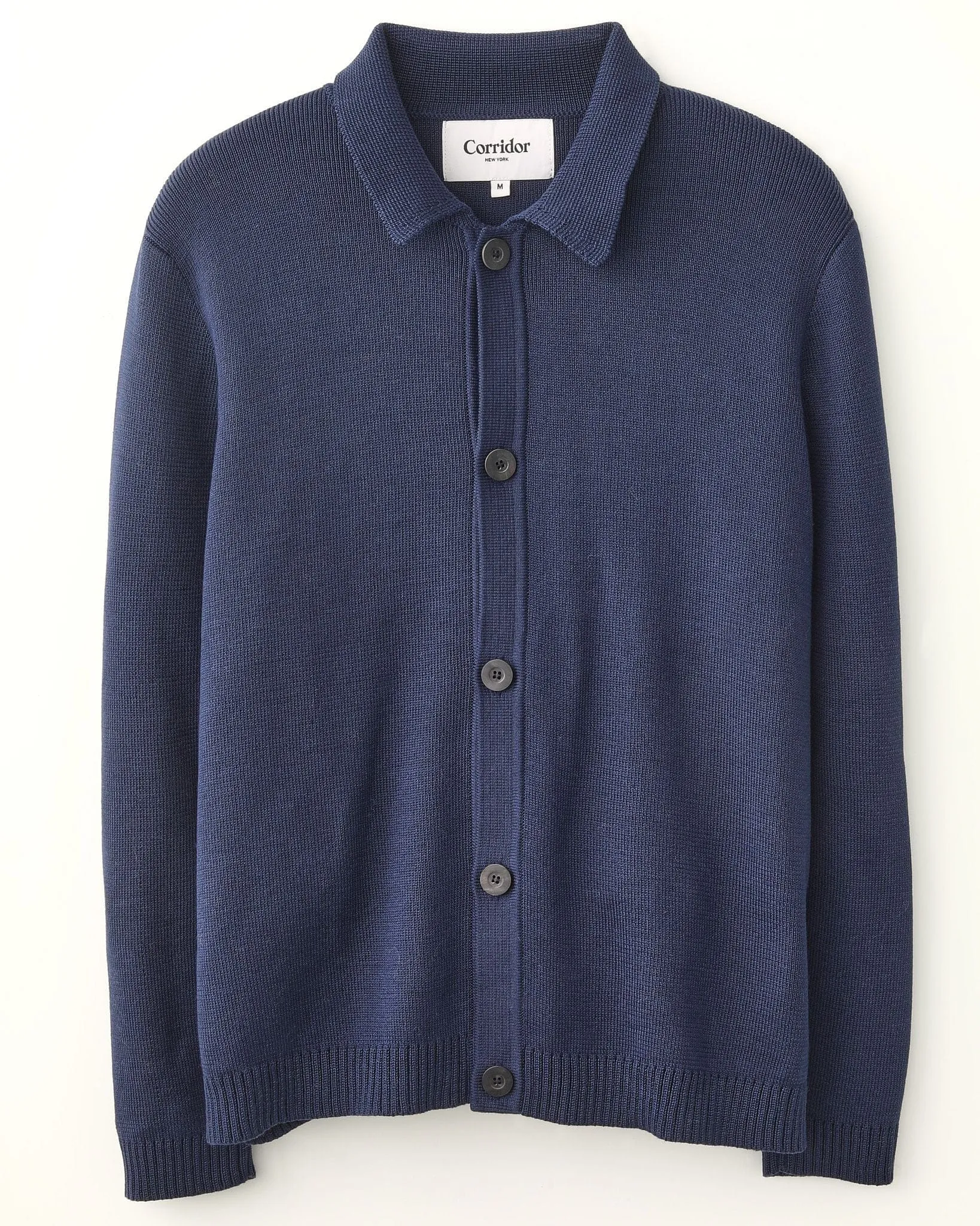 Buttondown Sweater - Navy sold by Corridor