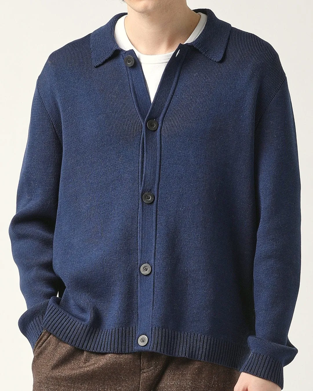 Buttondown Sweater - Navy sold by Corridor product image thumbnail 3
