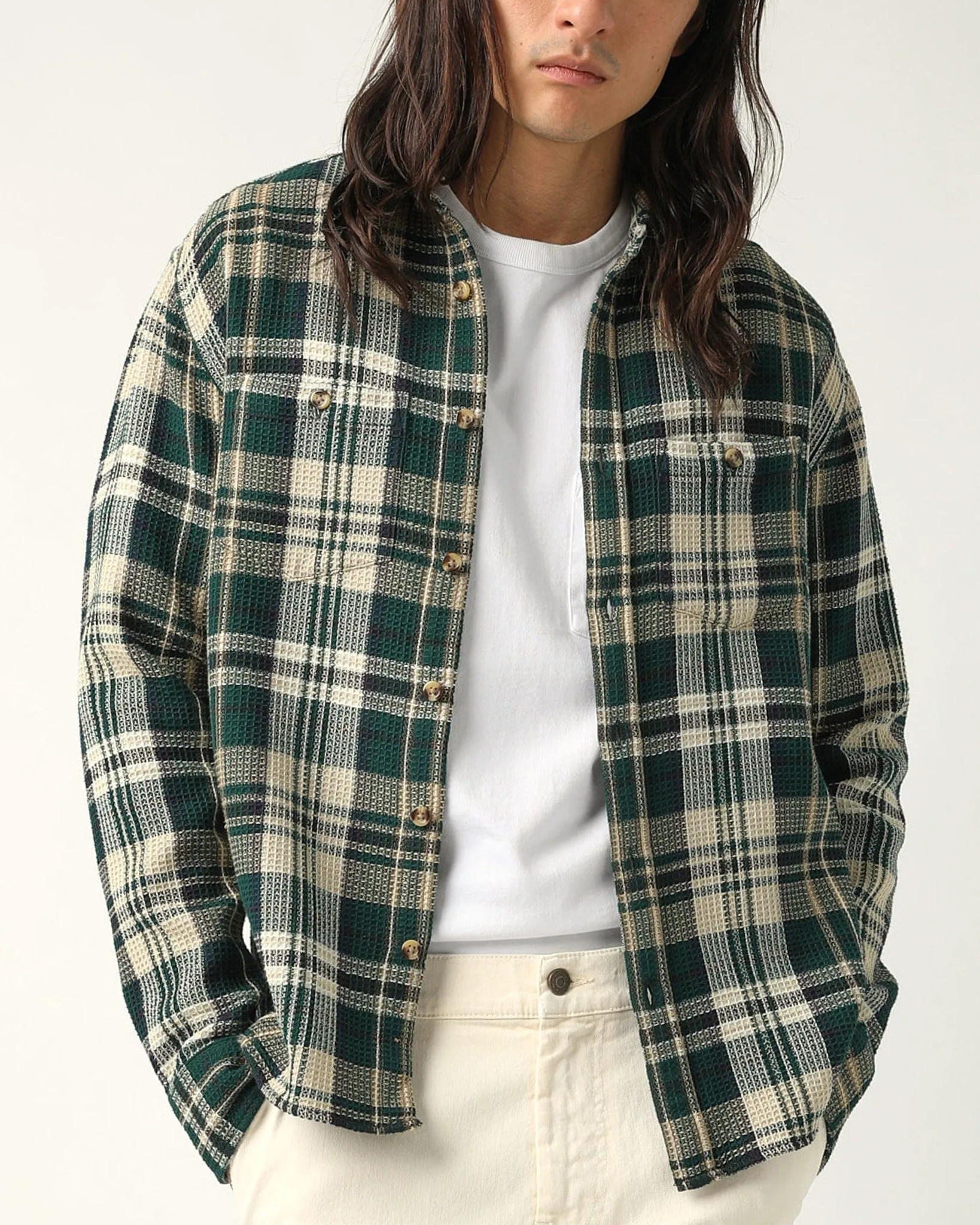 Waffle Madras LS - Glen Falls sold by Corridor product image thumbnail 3