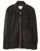 Suede Zip Jacket - Black sold by Corridor