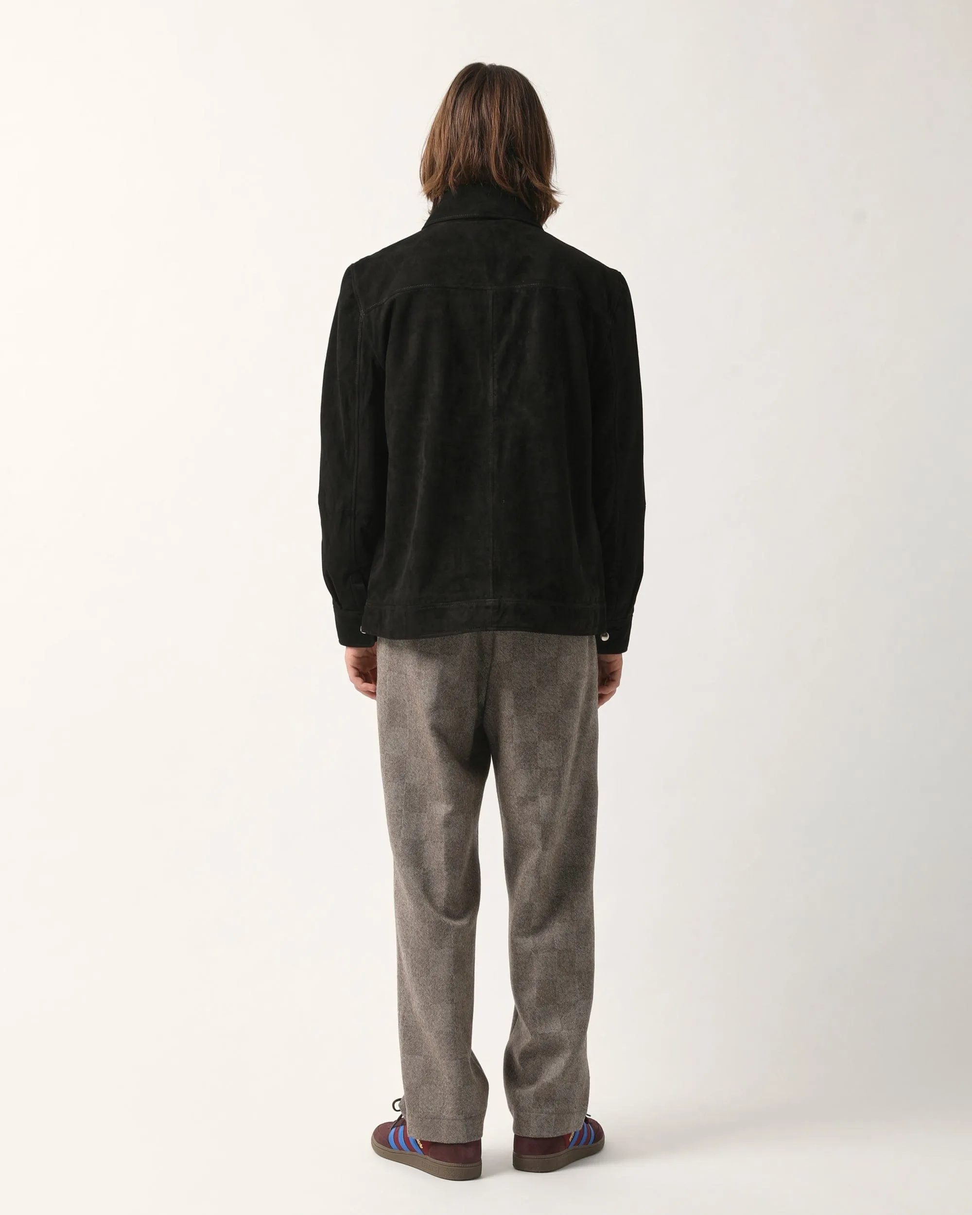 Suede Zip Jacket - Black sold by Corridor product image thumbnail 4