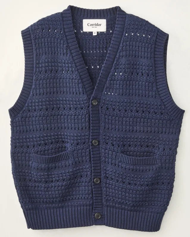 Cardigan Vest sold by Corridor