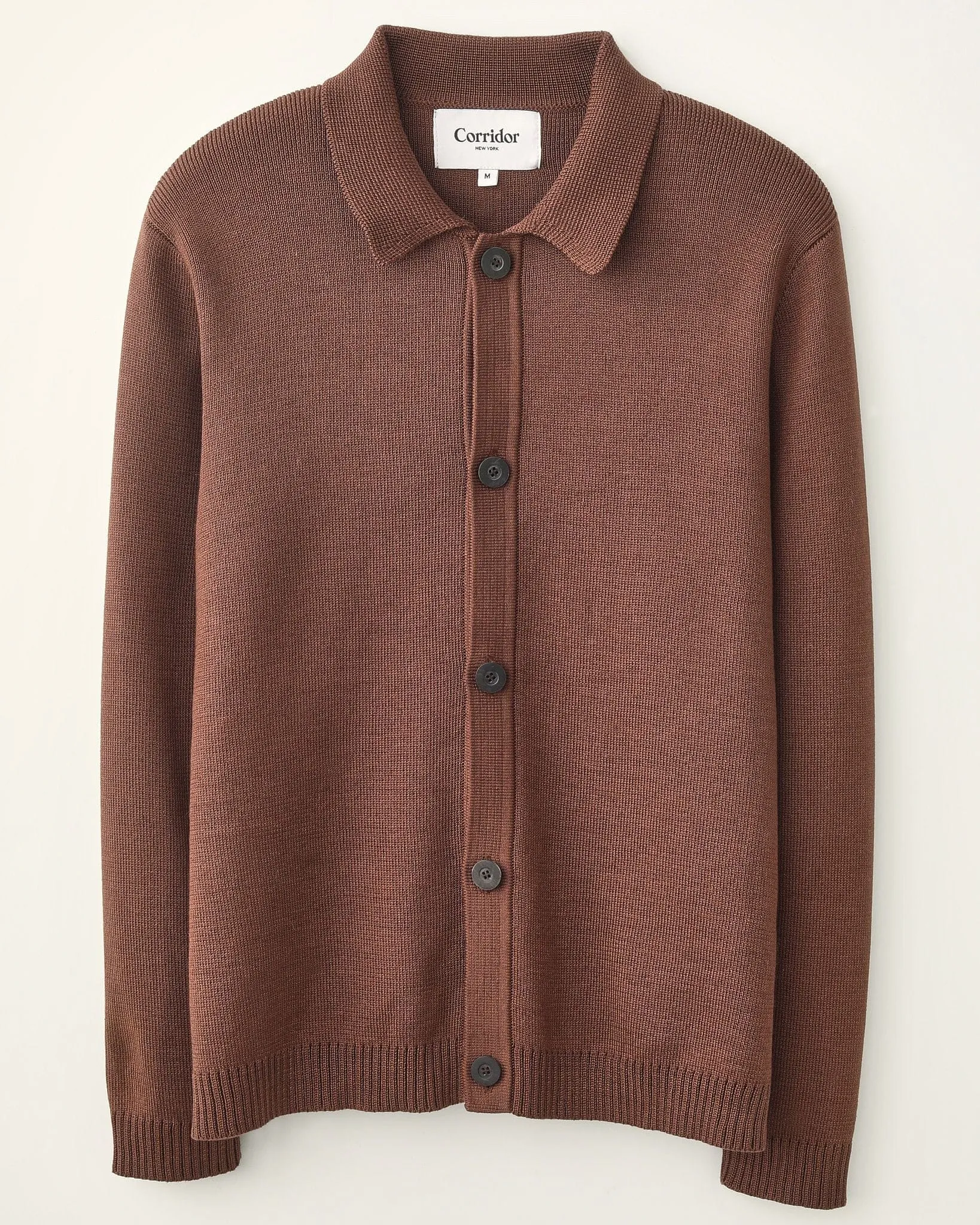 Buttondown Sweater - Brown sold by Corridor