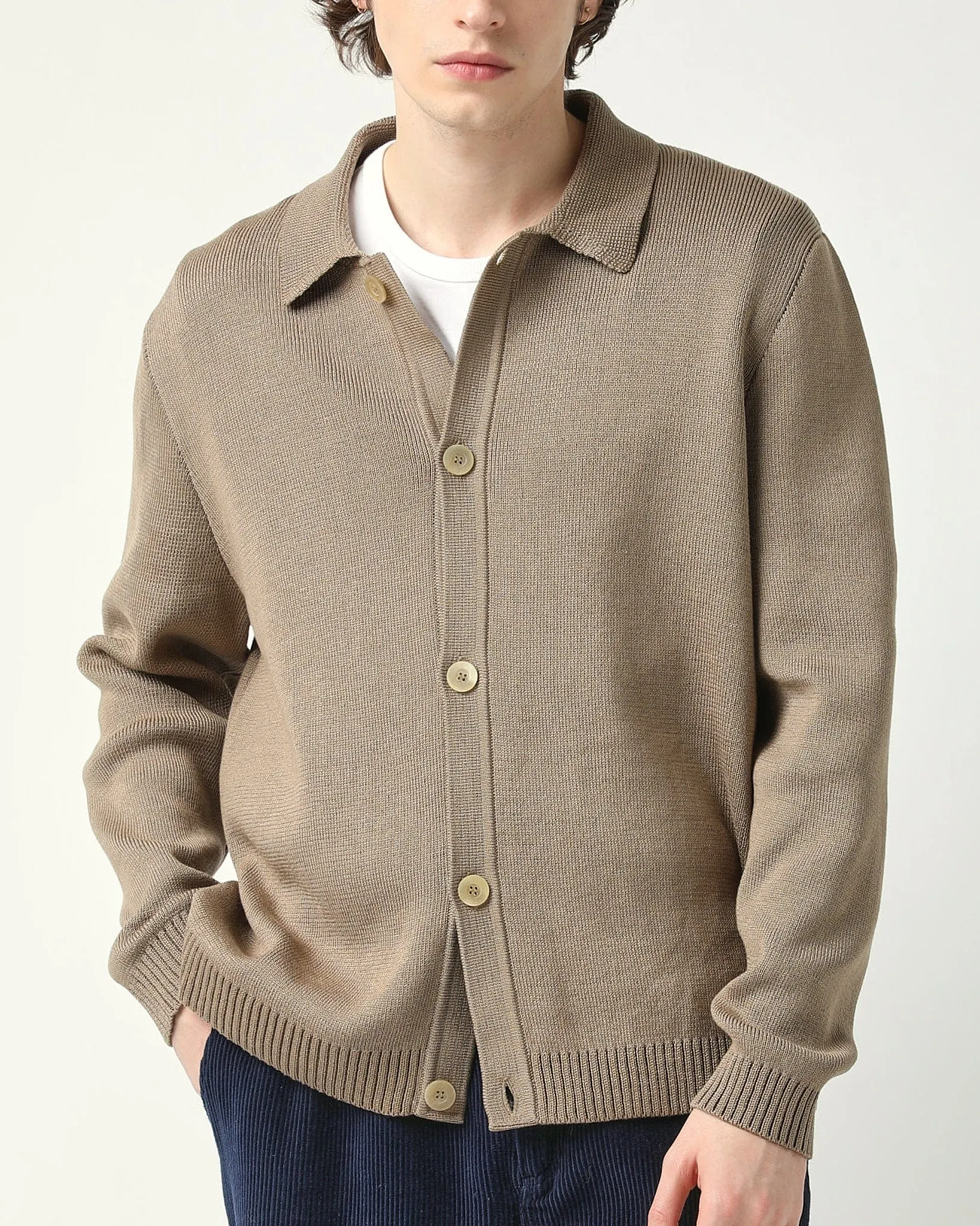 Buttondown Sweater - Camel sold by Corridor product image thumbnail 2