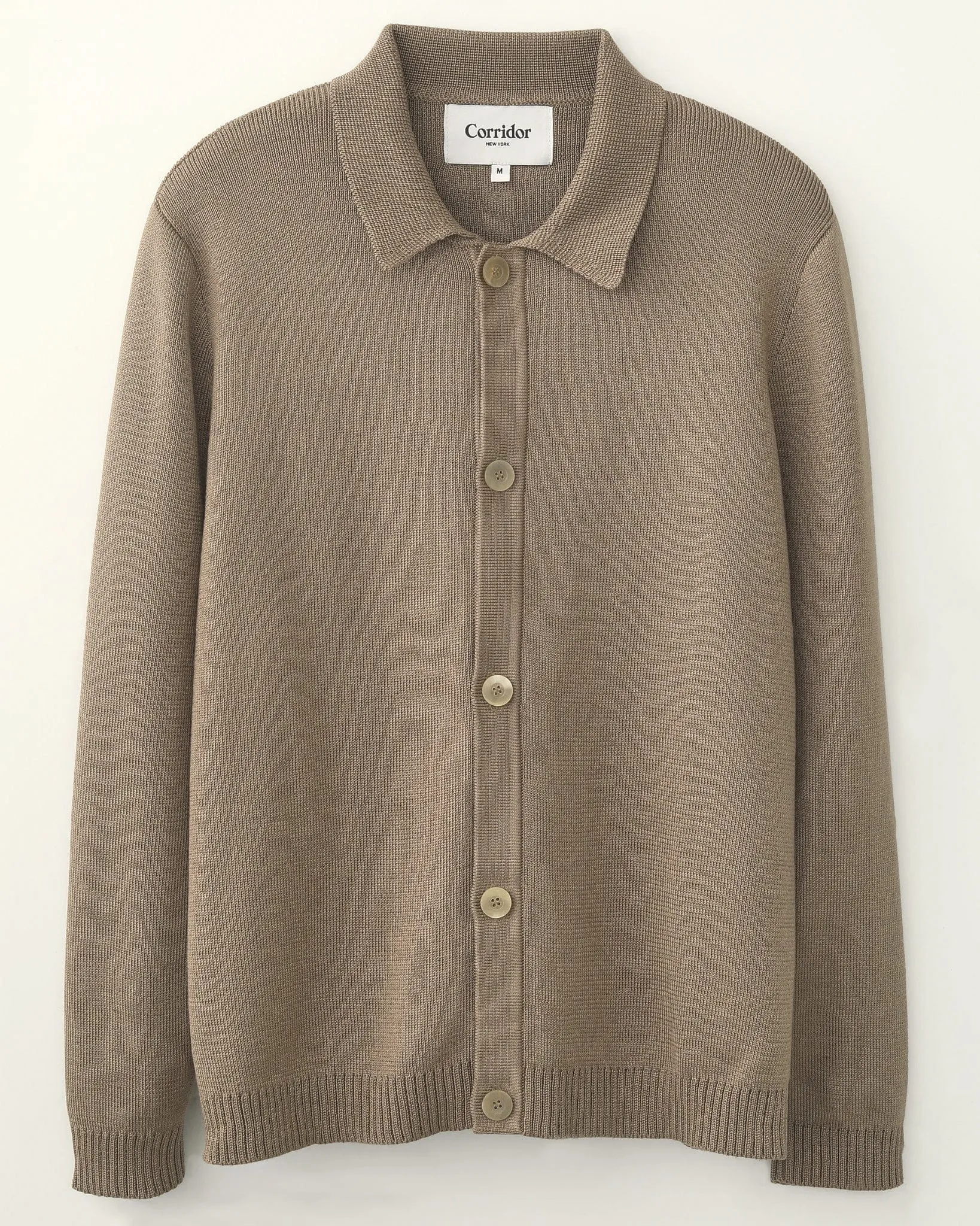 Buttondown Sweater - Camel sold by Corridor