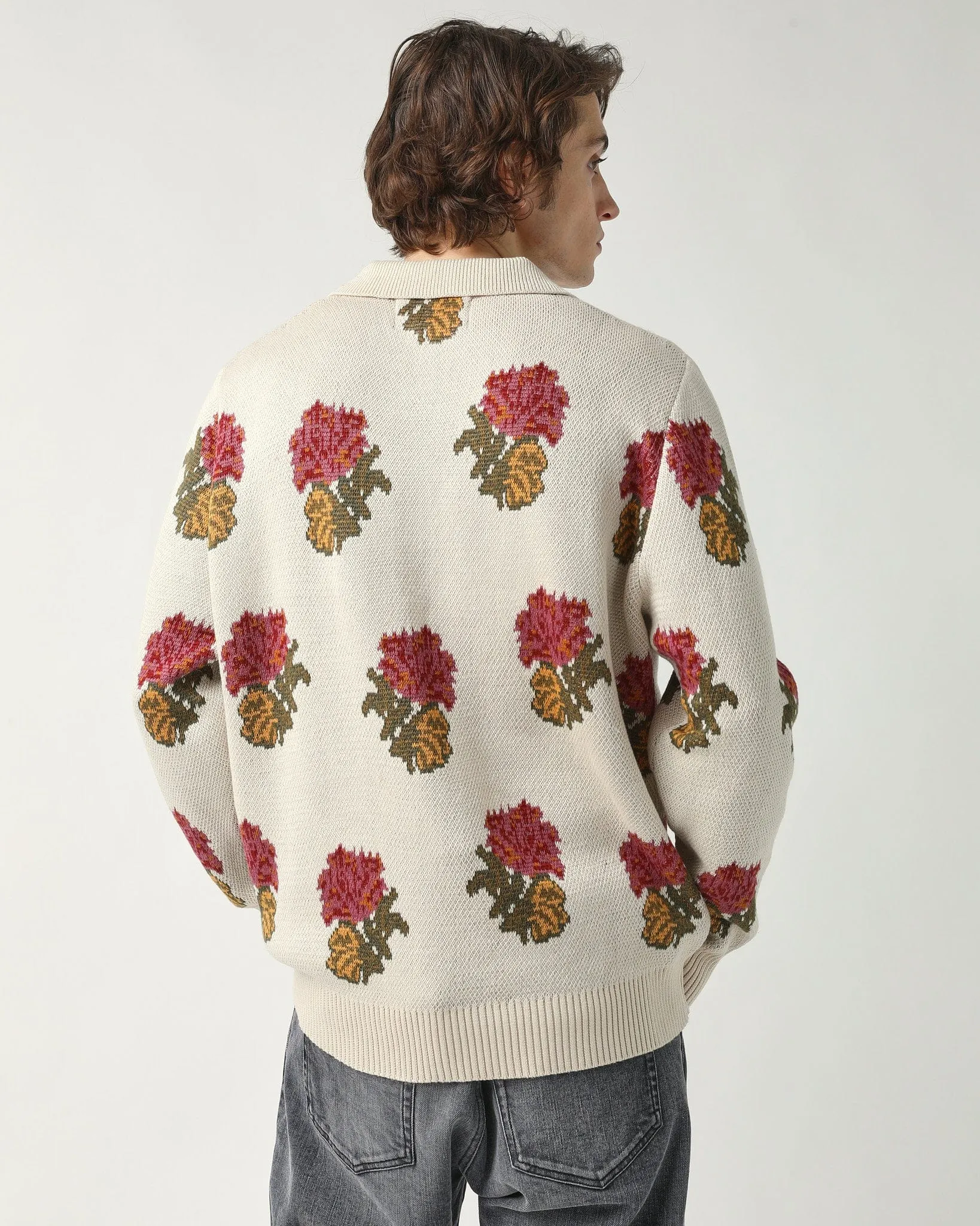 Floral Jacquard Polo sold by Corridor product image thumbnail 3