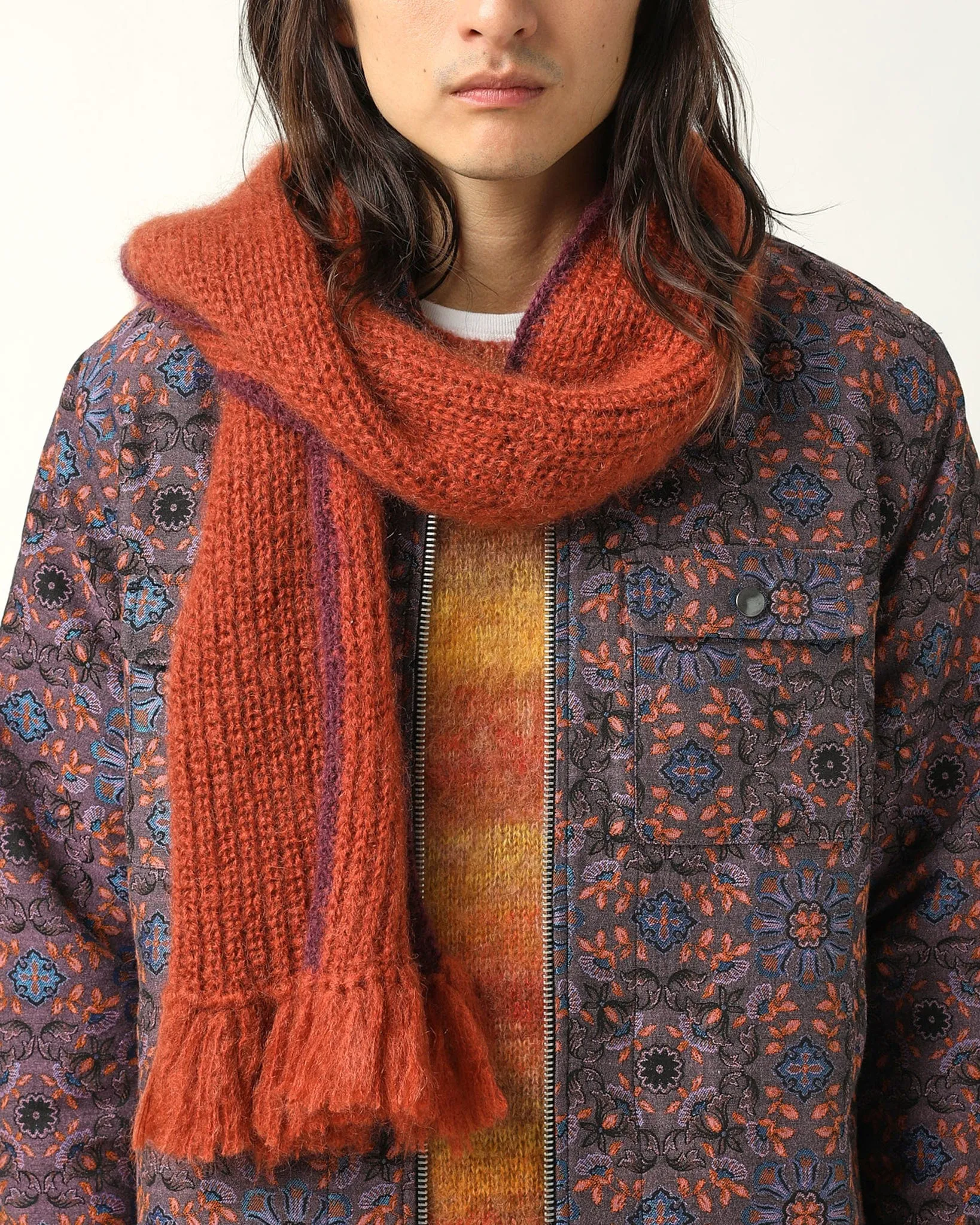 Mohair Scarf - Orange sold by Corridor product image thumbnail 2