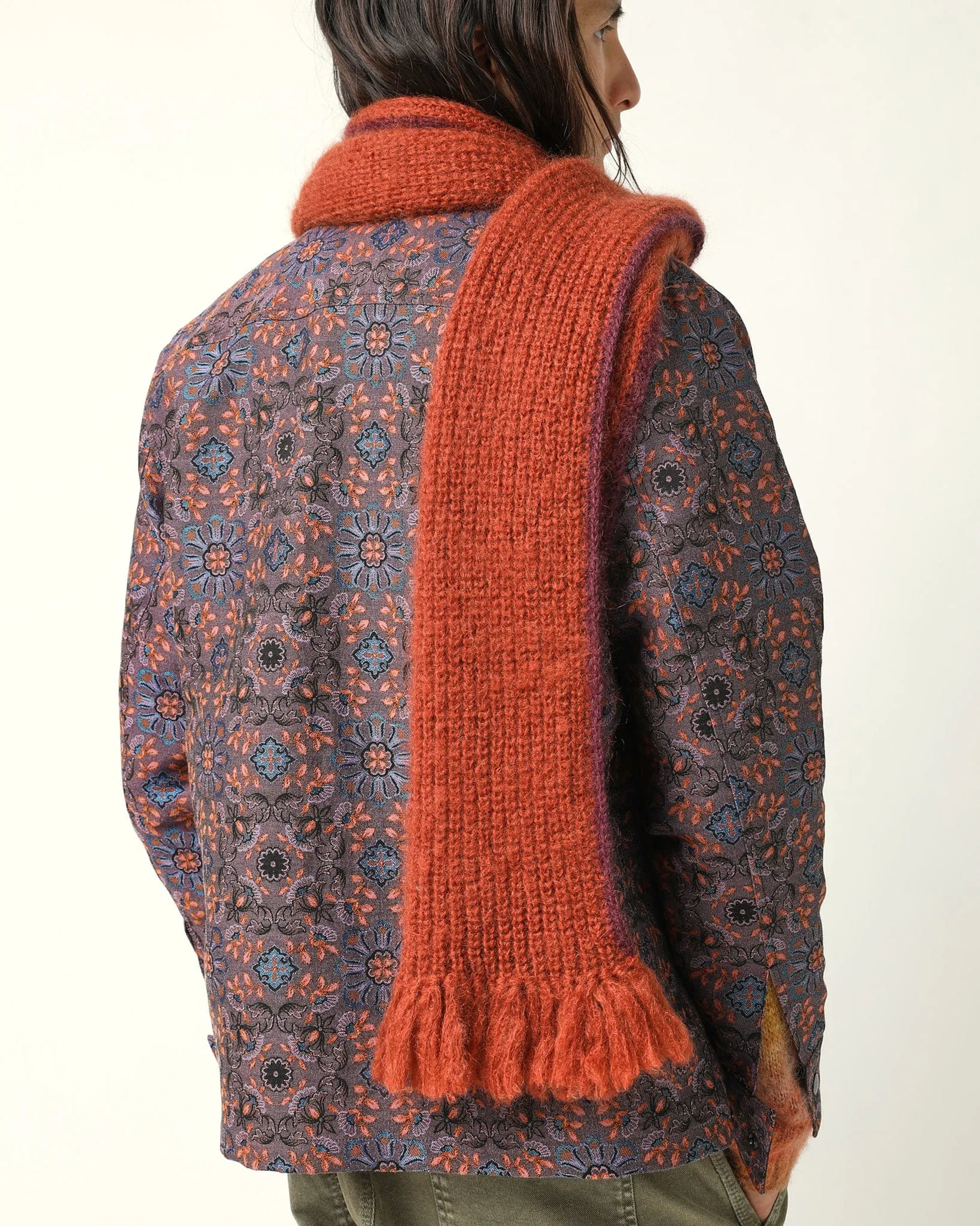 Mohair Scarf - Orange sold by Corridor product image thumbnail 3