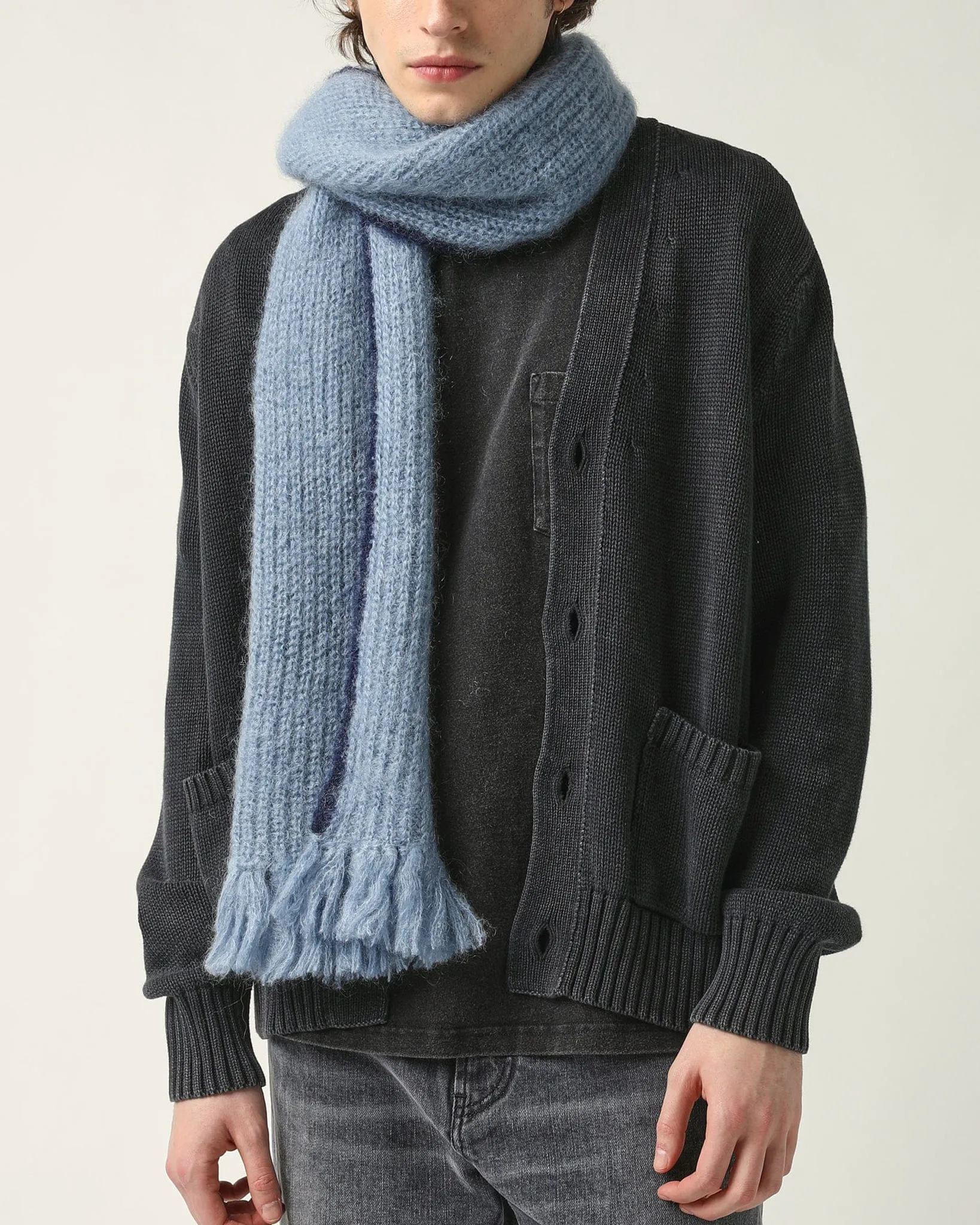 Mohair Scarf - Blue sold by Corridor product image thumbnail 2