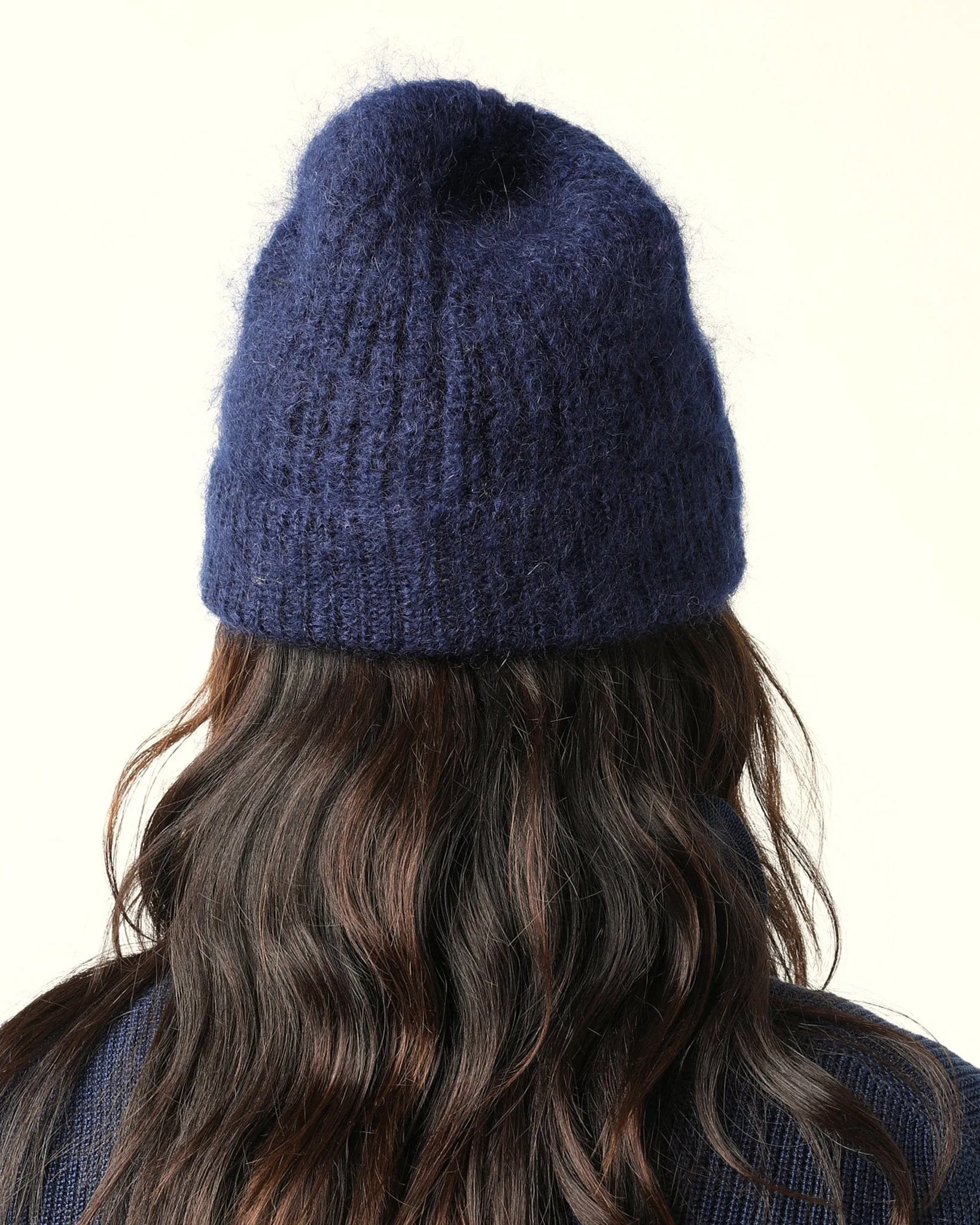 Mohair Beanie - Navy sold by Corridor product image thumbnail 2