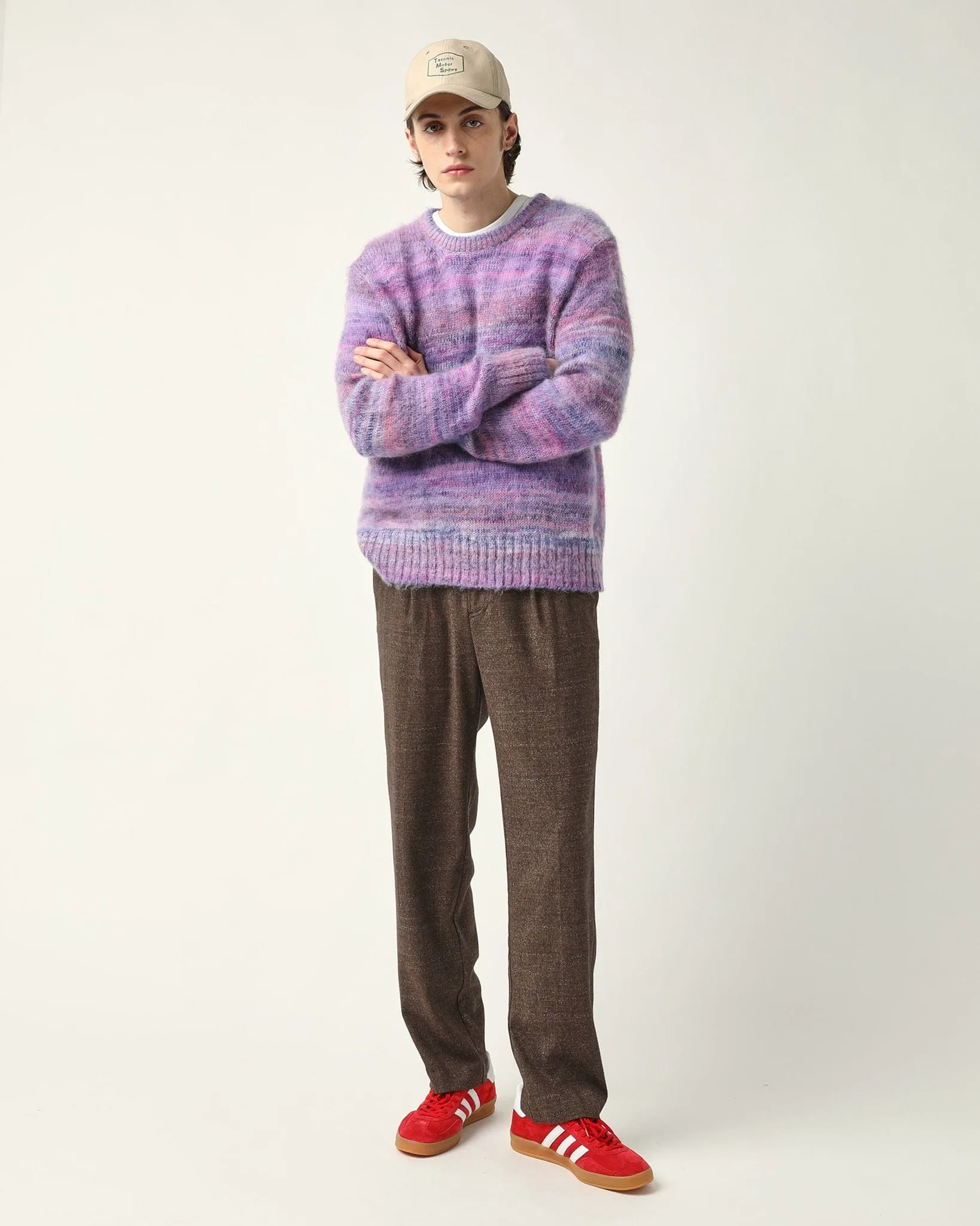Space Dye Mohair Crewneck - Purple sold by Corridor product image thumbnail 2
