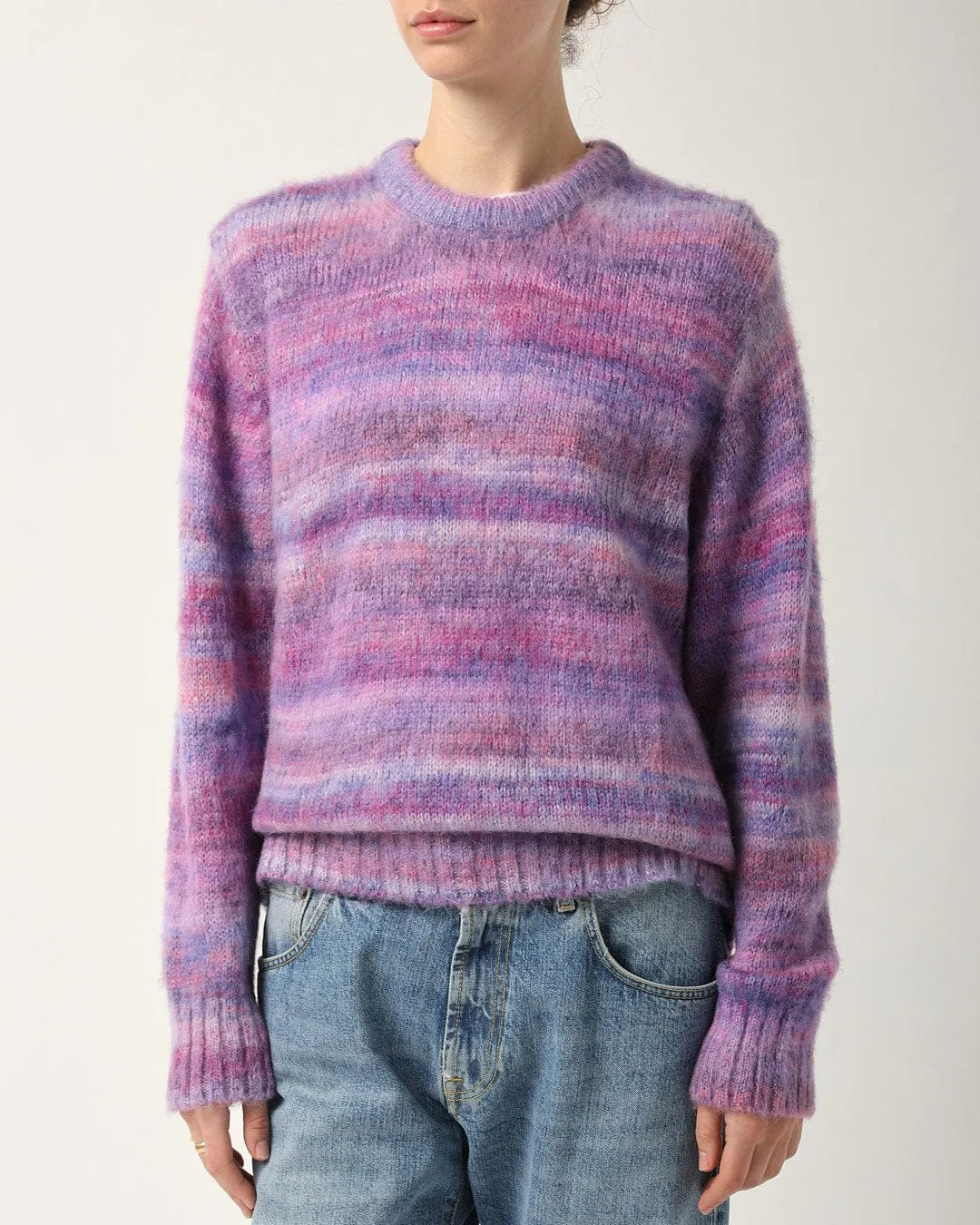 Space Dye Mohair Crewneck - Purple sold by Corridor product image thumbnail 5