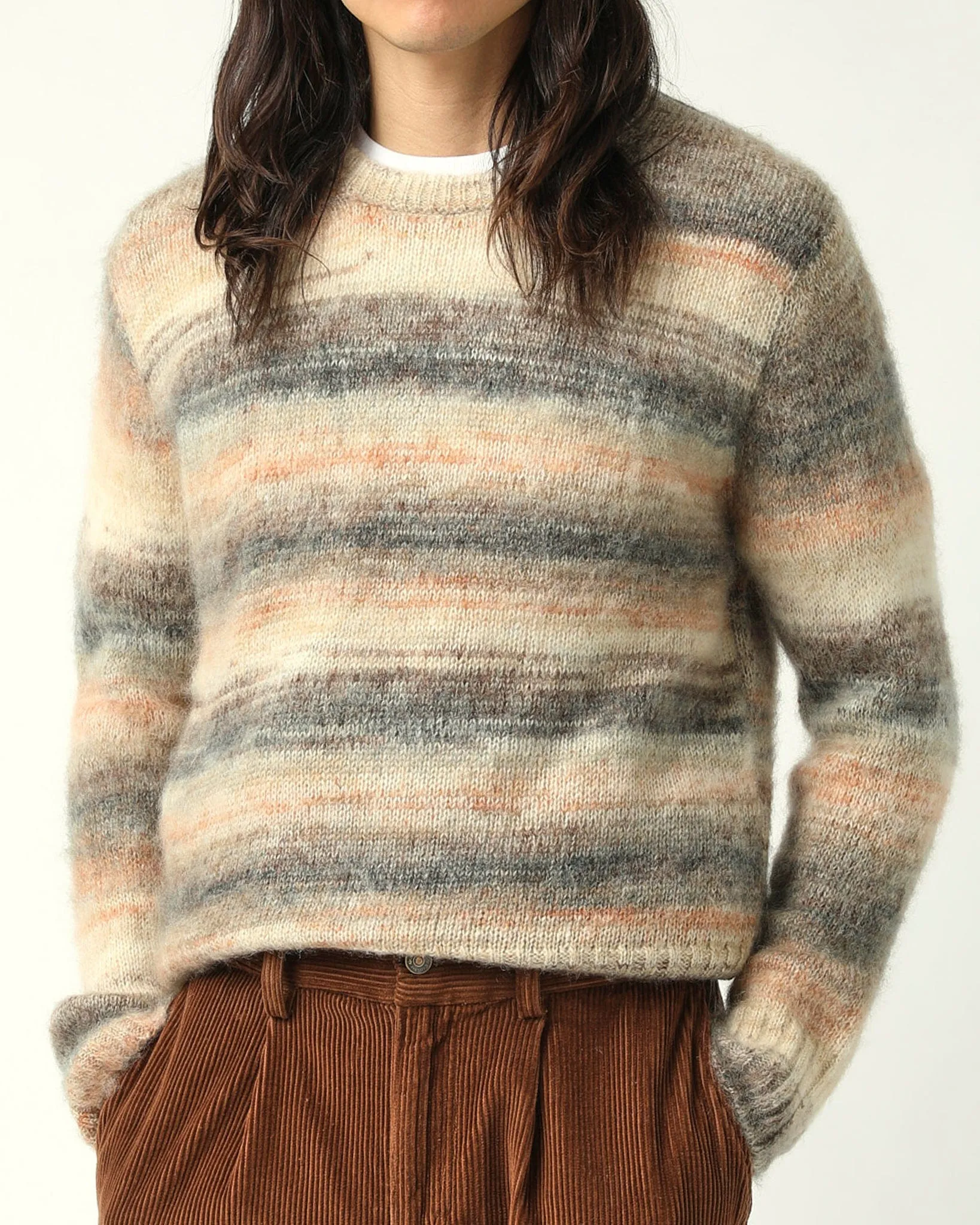 Space Dye Mohair Crewneck - Natural sold by Corridor product image thumbnail 3