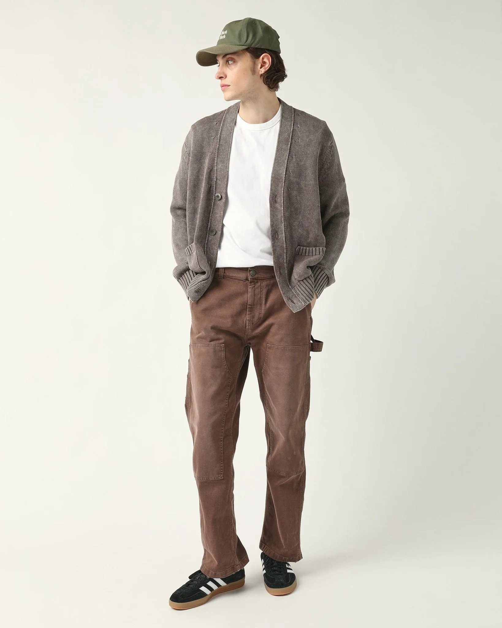 Acid Wash Cardigan - Purple sold by Corridor product image thumbnail 2