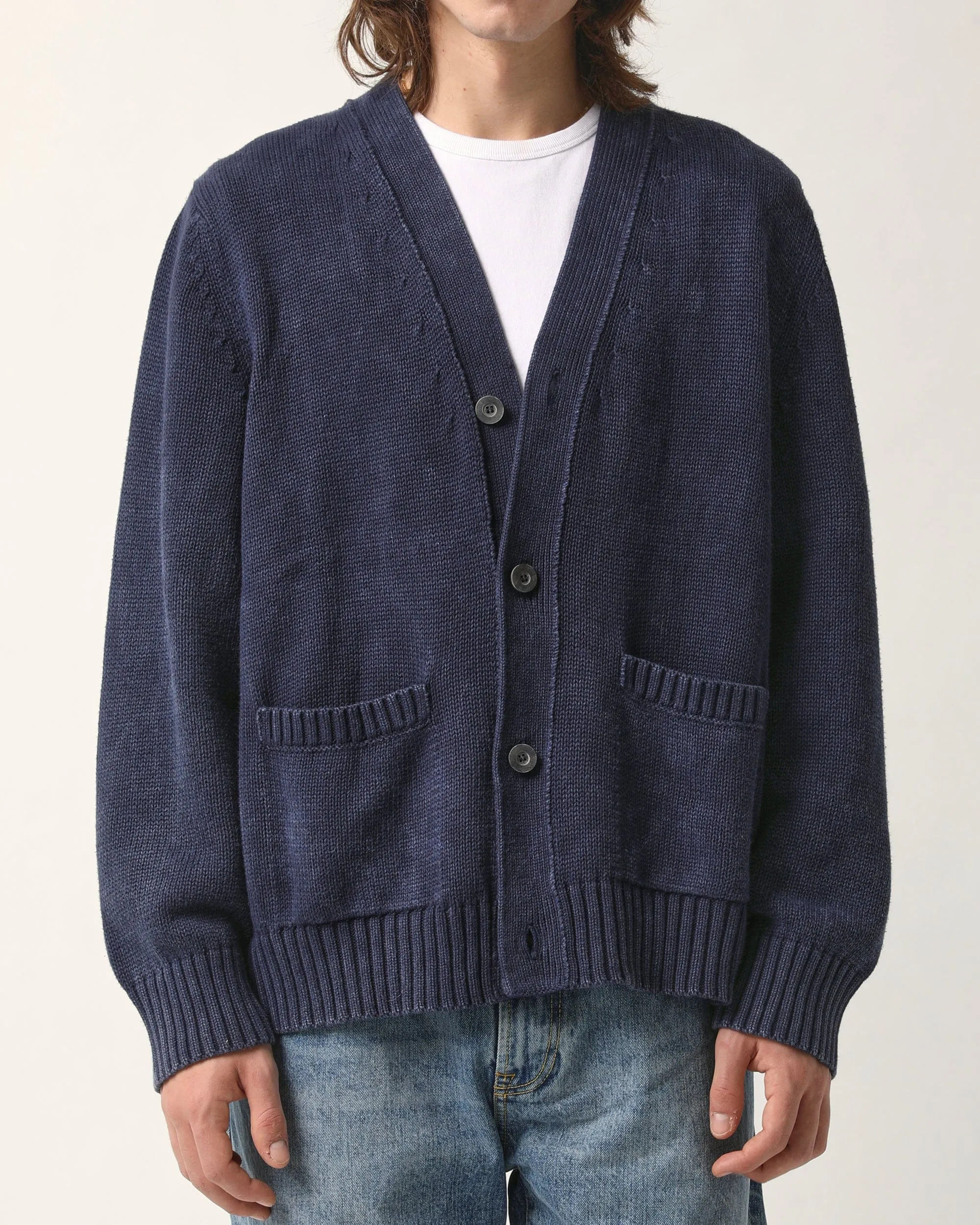 Acid Wash Cardigan - Washed Midnight sold by Corridor product image thumbnail 3