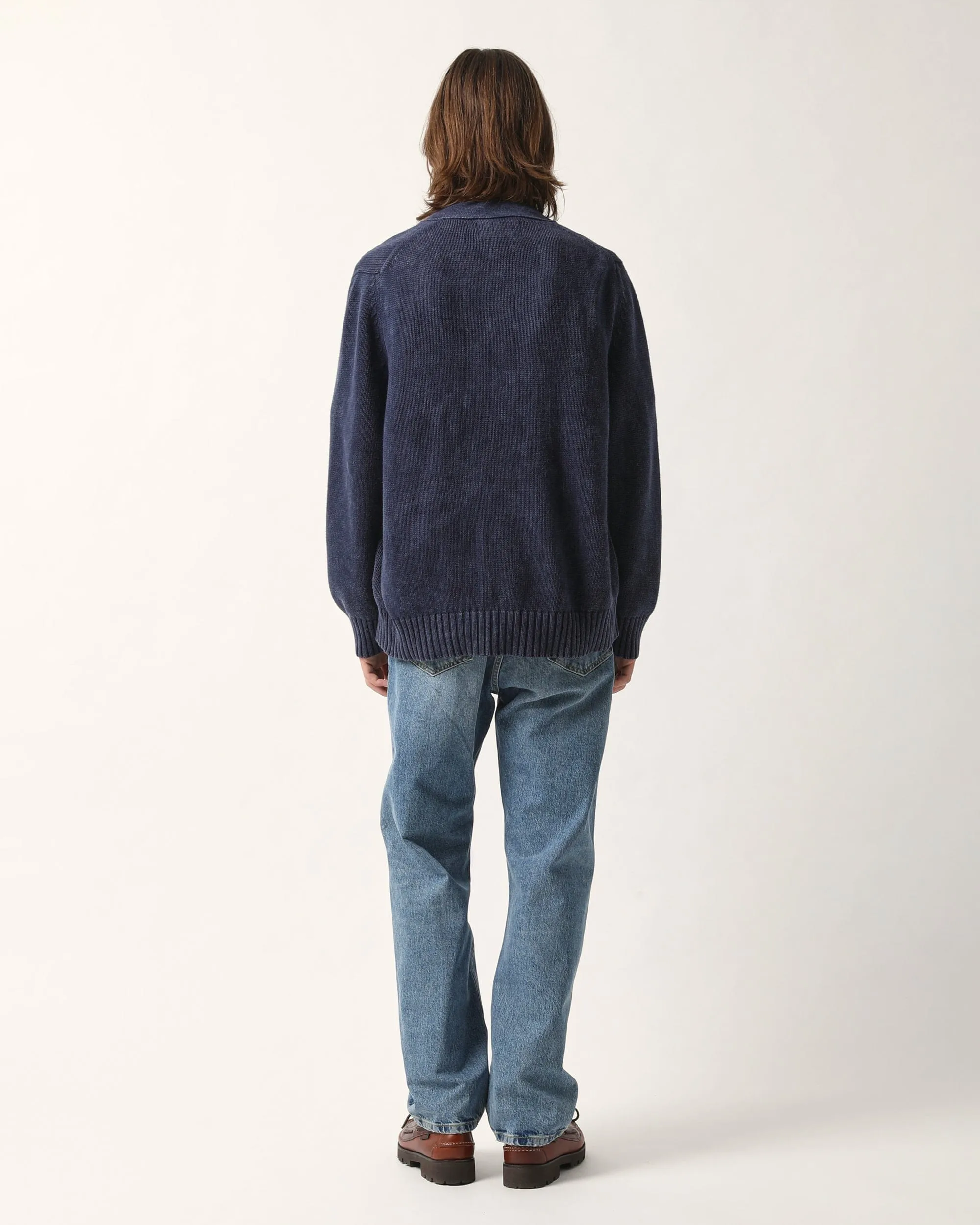 Acid Wash Cardigan - Washed Midnight sold by Corridor product image thumbnail 4