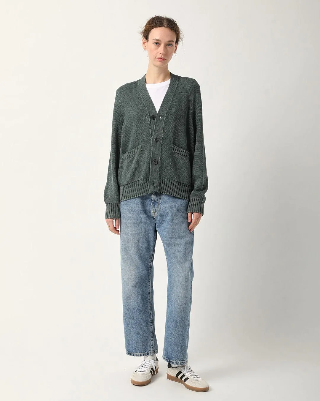 Acid Wash Cardigan - Green sold by Corridor product image thumbnail 5
