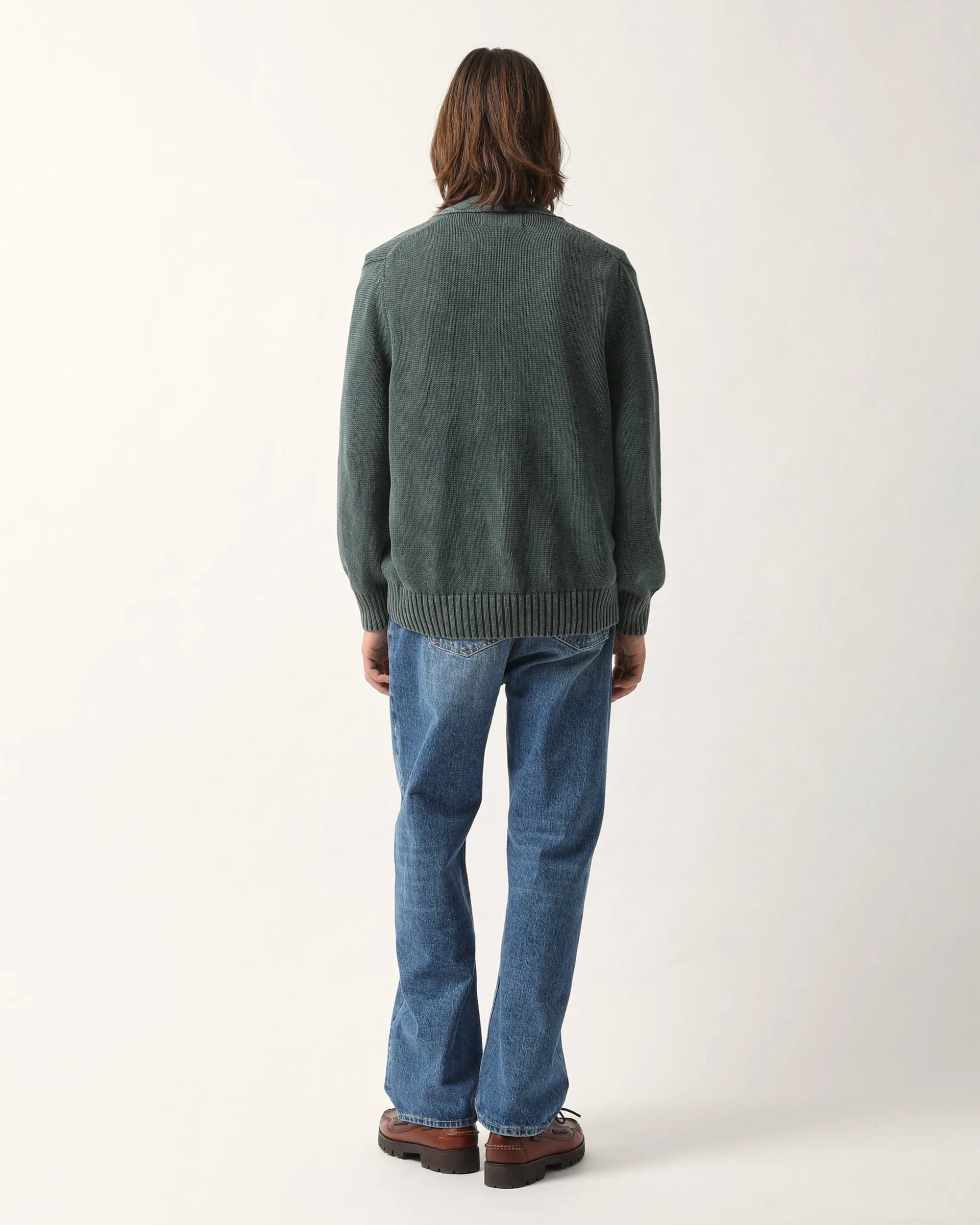 Acid Wash Cardigan - Green sold by Corridor product image thumbnail 4