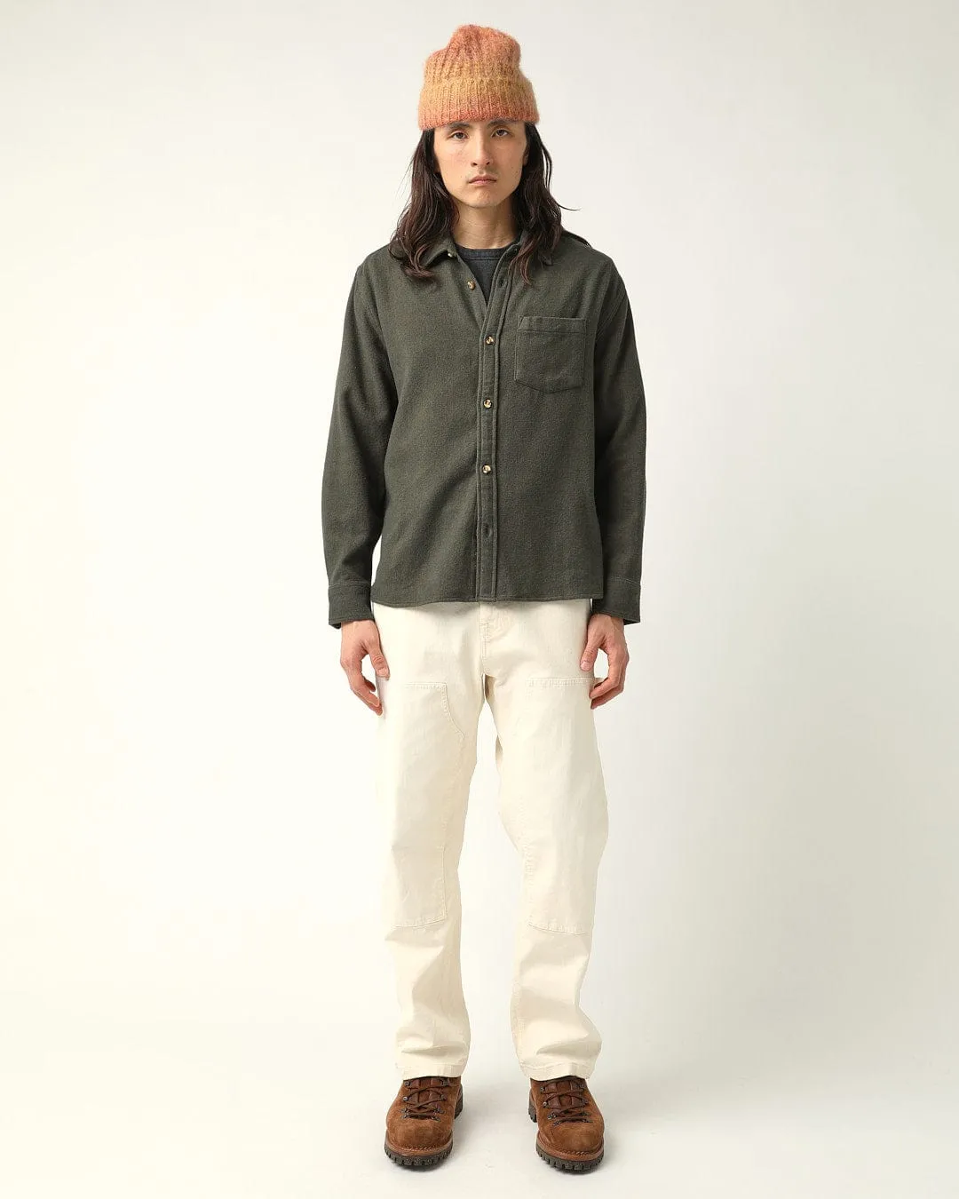 Brushed Flannel LS - Army sold by Corridor product image thumbnail 2