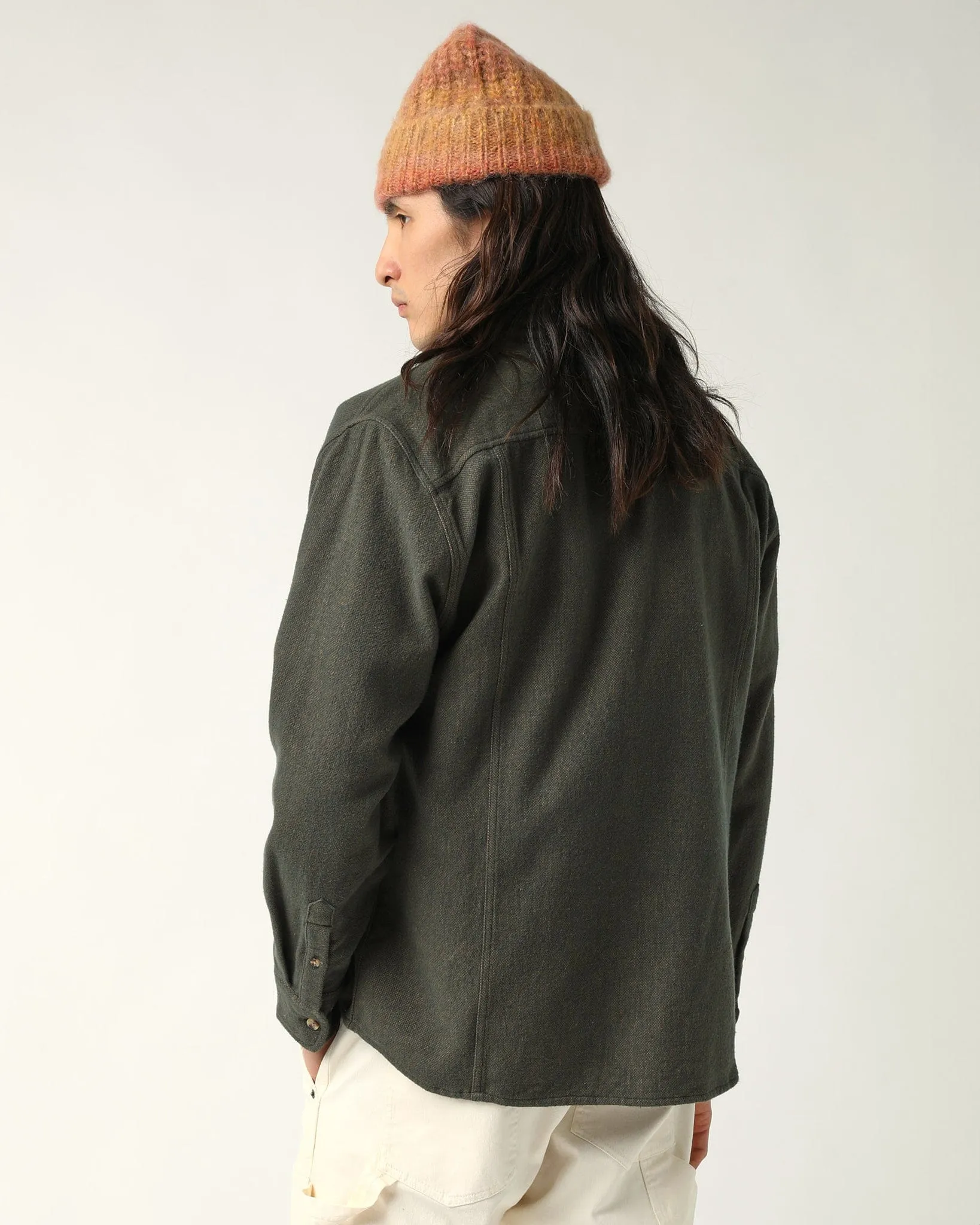 Brushed Flannel LS - Army sold by Corridor product image thumbnail 5